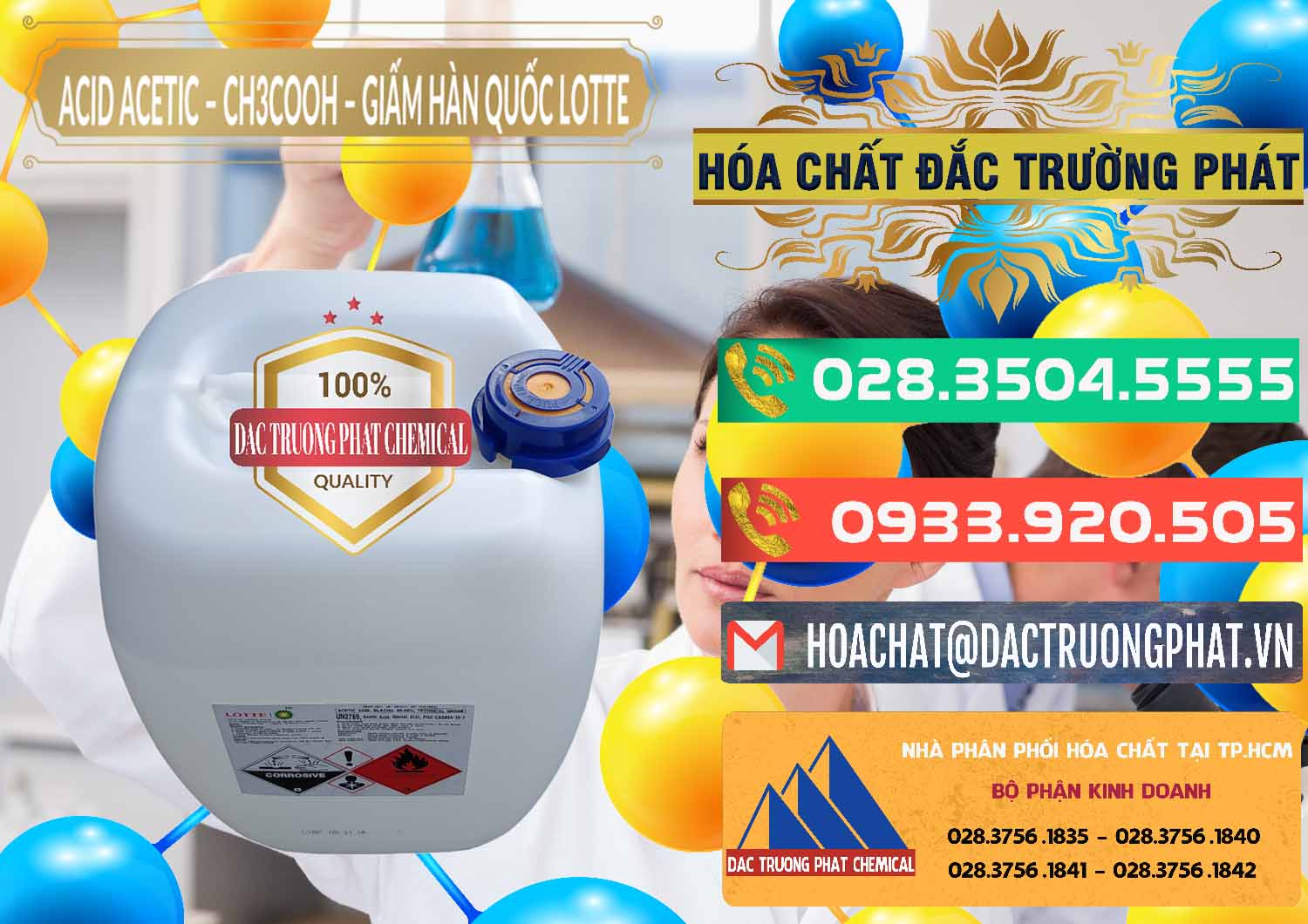 Công ty cung ứng ( bán ) Acetic Acid – Axit Acetic Hàn Quốc Lotte Korea - 0002 - Chuyên phân phối & nhập khẩu hóa chất tại TP.HCM - congtyhoachat.com.vn