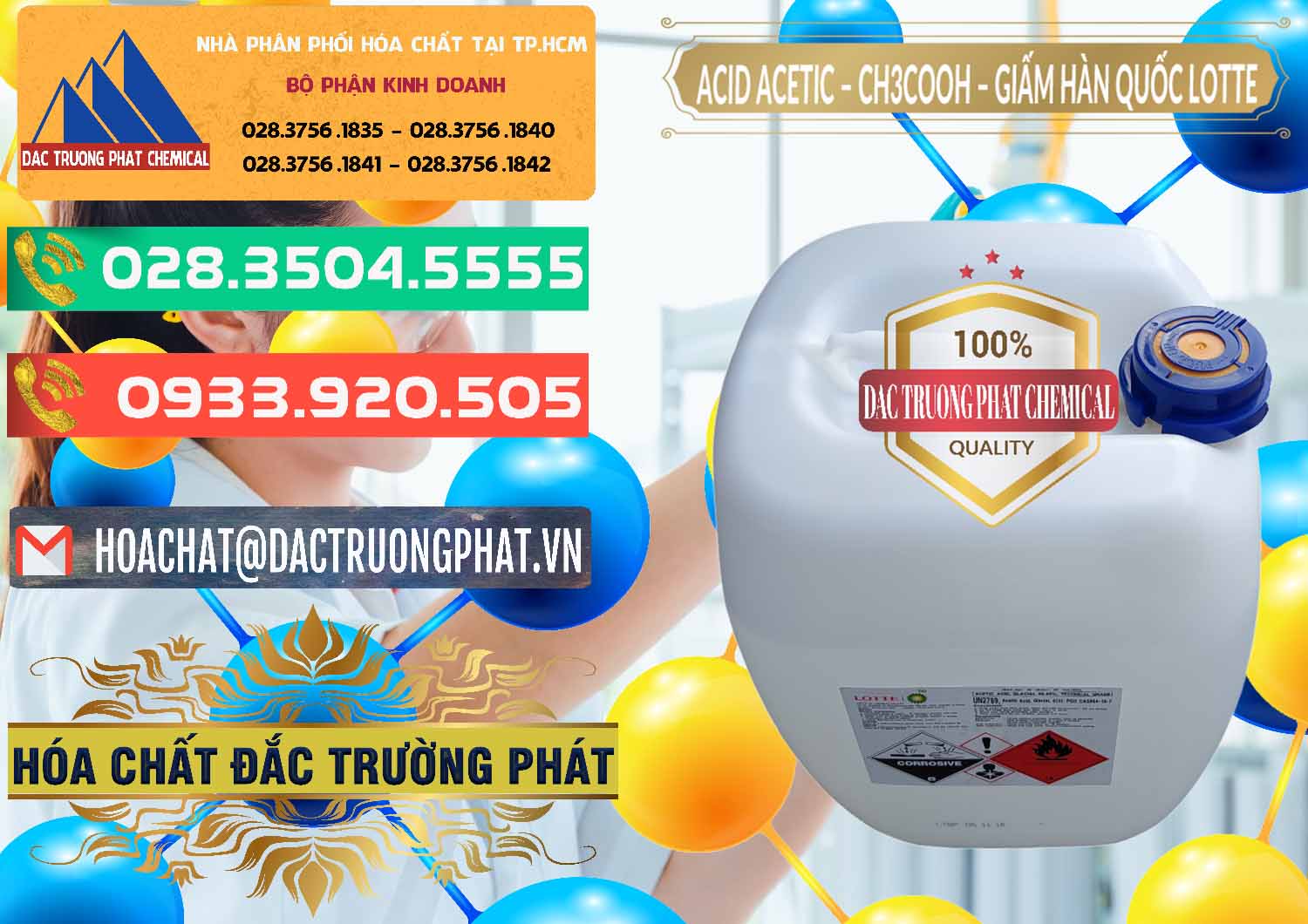 Chuyên cung cấp - bán Acetic Acid – Axit Acetic Hàn Quốc Lotte Korea - 0002 - Đơn vị cung cấp _ phân phối hóa chất tại TP.HCM - congtyhoachat.com.vn