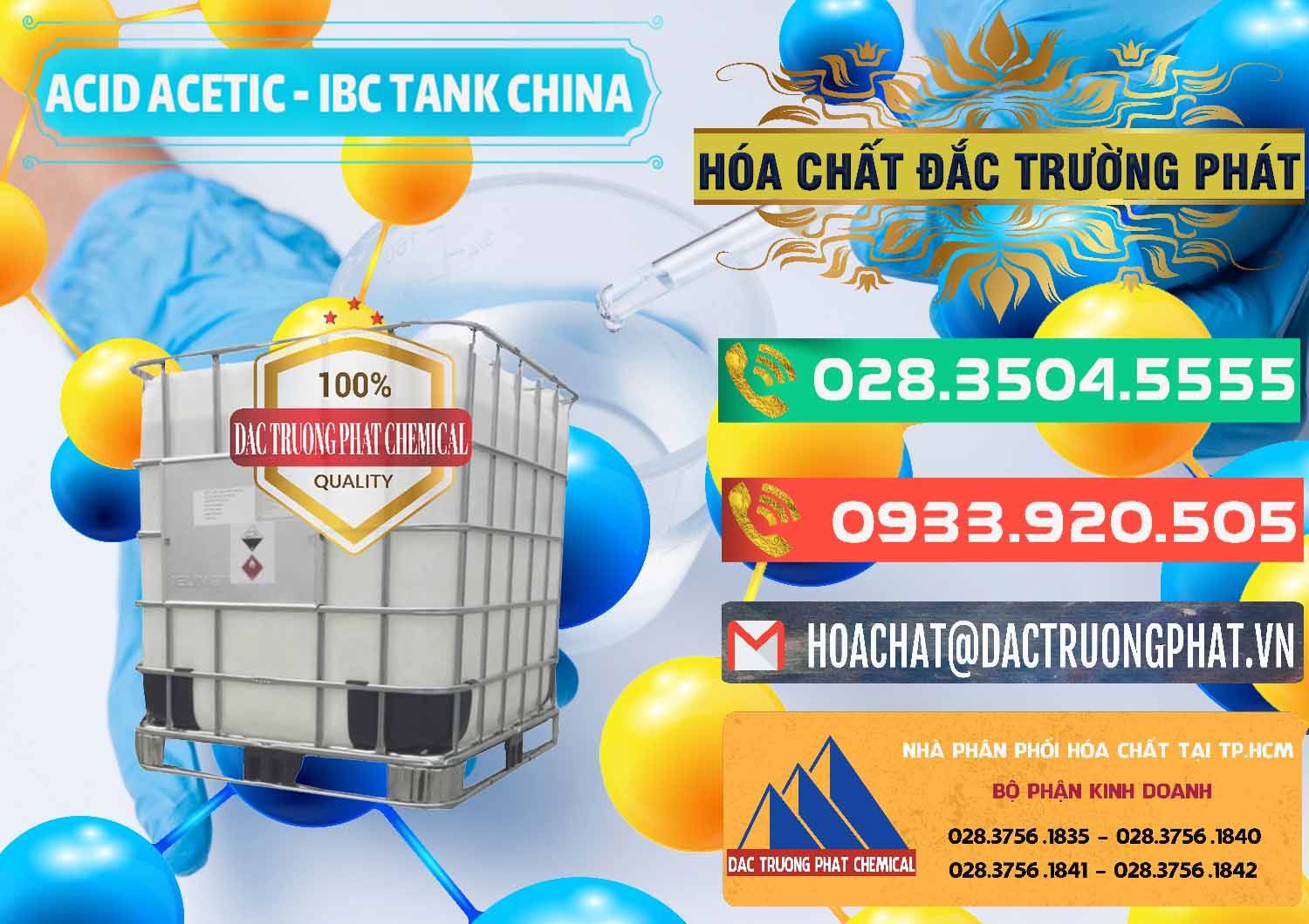 Nơi chuyên cung ứng và bán Acetic Acid – Axit Acetic Tank Bồn IBC Trung Quốc China - 0443 - Cty bán & cung cấp hóa chất tại TP.HCM - congtyhoachat.com.vn