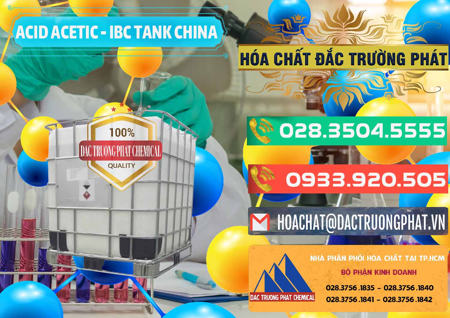 Công ty phân phối và bán Acetic Acid – Axit Acetic Tank Bồn IBC Trung Quốc China - 0443 - Nơi phân phối & kinh doanh hóa chất tại TP.HCM - congtyhoachat.com.vn