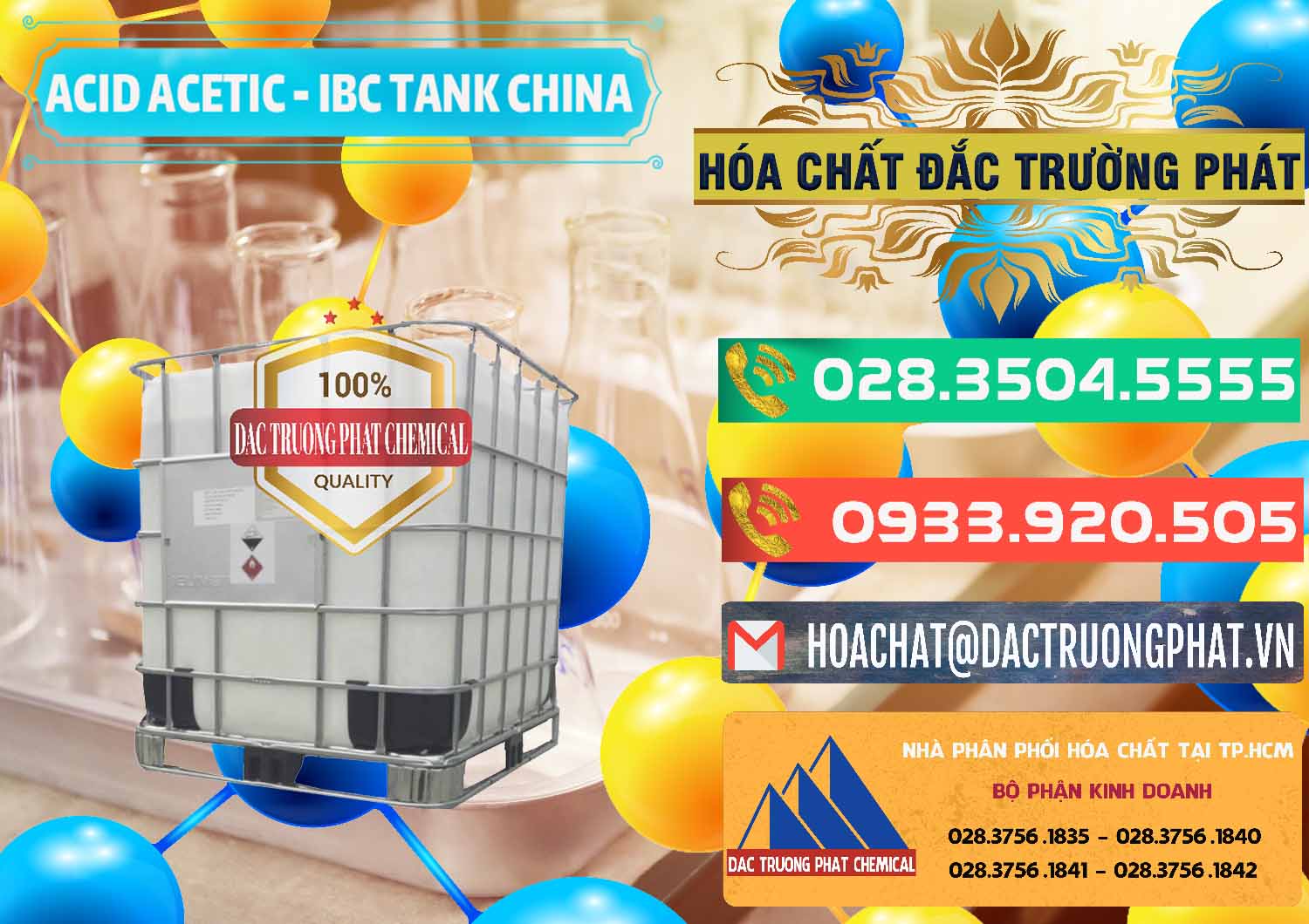 Nhà phân phối và bán Acetic Acid – Axit Acetic Tank Bồn IBC Trung Quốc China - 0443 - Công ty bán - phân phối hóa chất tại TP.HCM - congtyhoachat.com.vn
