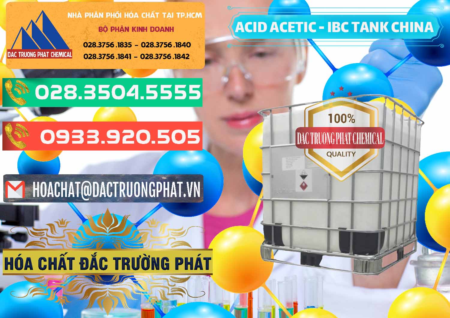 Nơi cung cấp và bán Acetic Acid – Axit Acetic Tank Bồn IBC Trung Quốc China - 0443 - Đơn vị phân phối và cung cấp hóa chất tại TP.HCM - congtyhoachat.com.vn