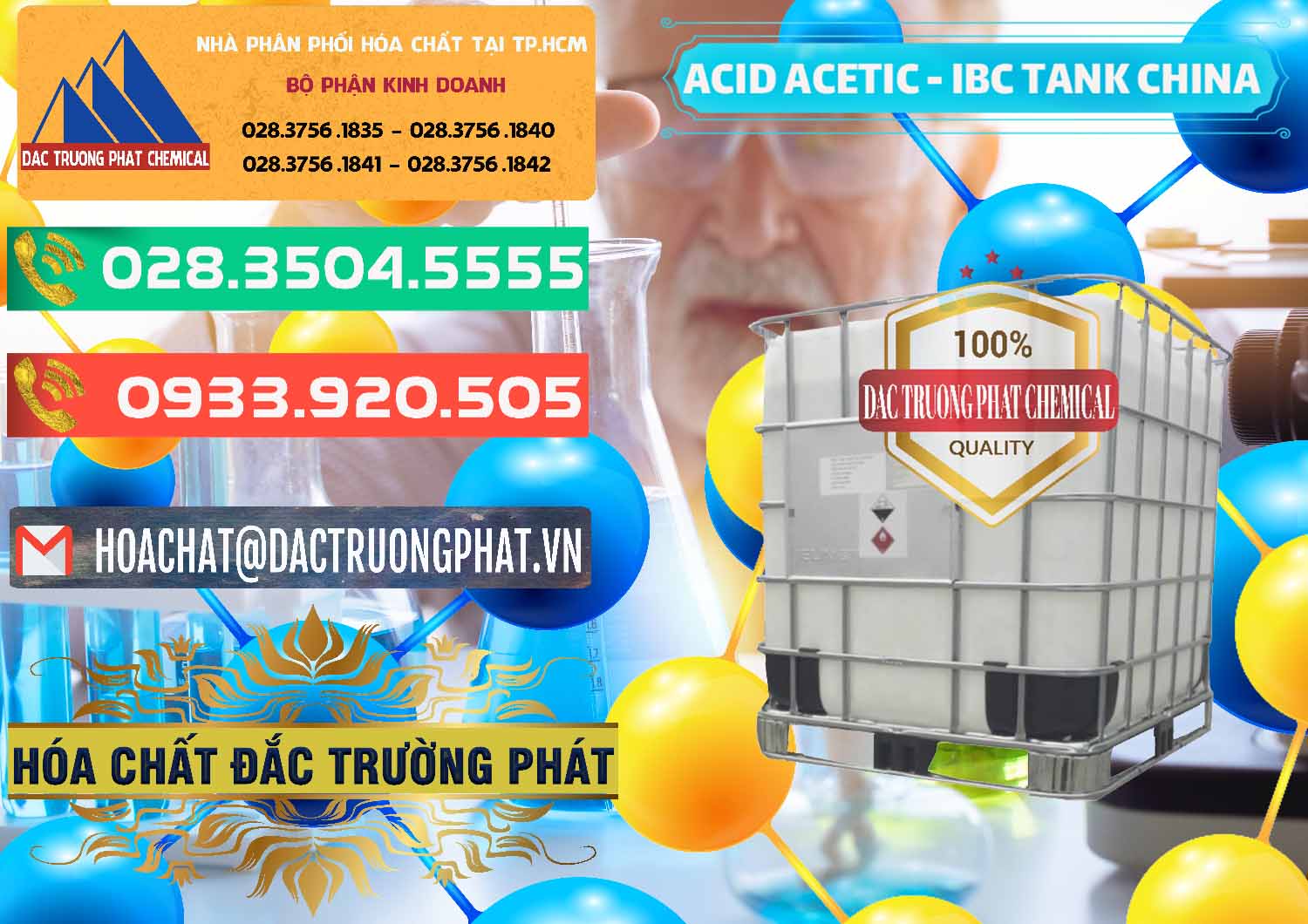 Đơn vị chuyên phân phối & bán Acetic Acid – Axit Acetic Tank Bồn IBC Trung Quốc China - 0443 - Nơi chuyên cung cấp ( nhập khẩu ) hóa chất tại TP.HCM - congtyhoachat.com.vn