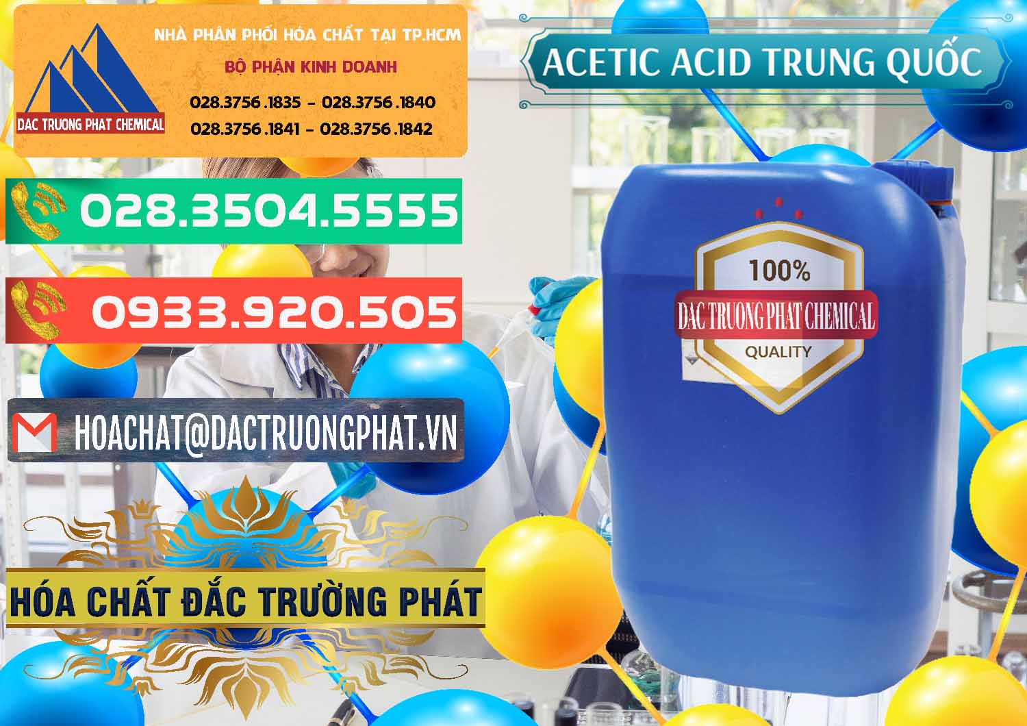 Cty bán ( cung cấp ) Acetic Acid – Axit Acetic Trung Quốc China - 0358 - Đơn vị chuyên nhập khẩu ( phân phối ) hóa chất tại TP.HCM - congtyhoachat.com.vn