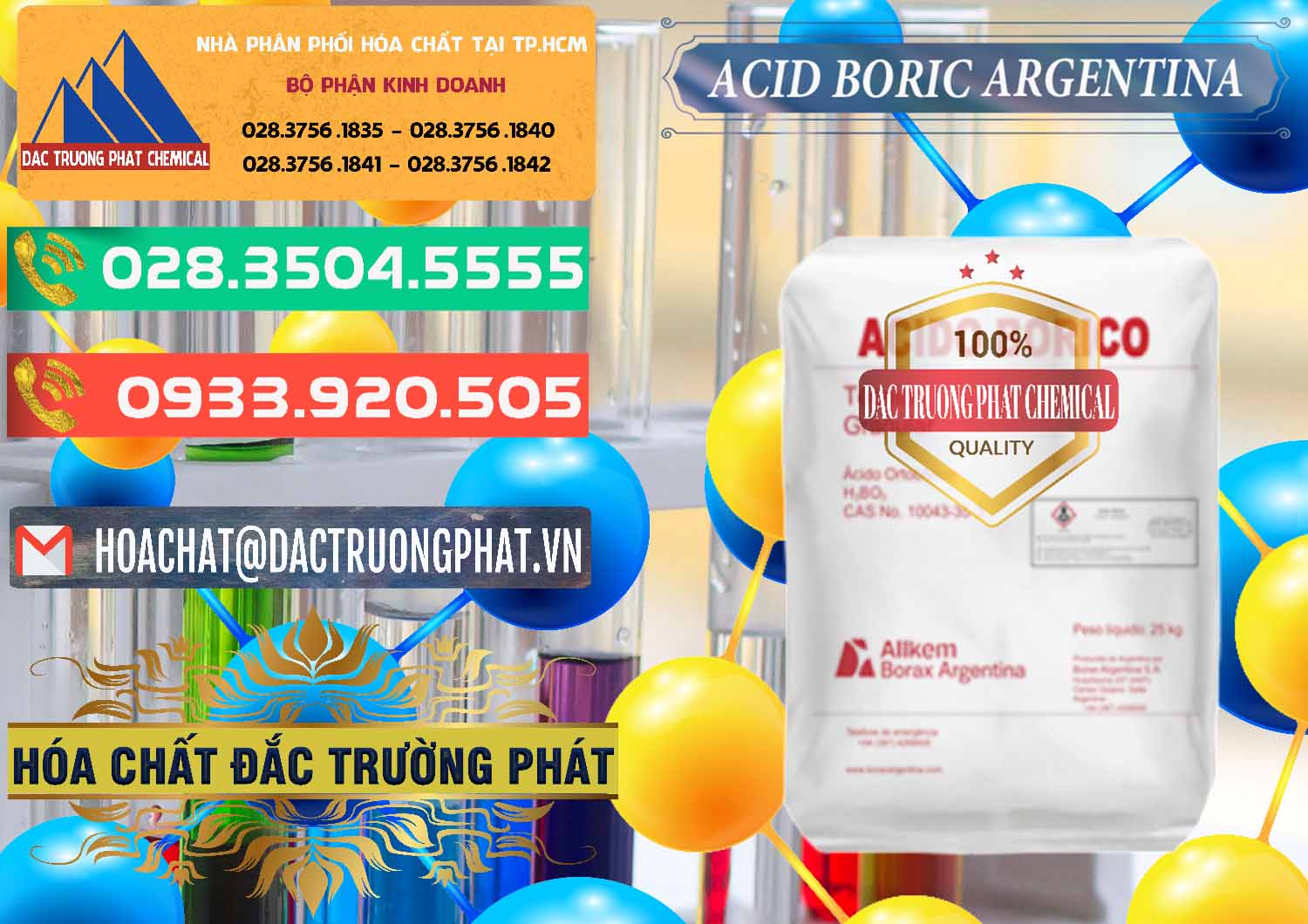 Đơn vị nhập khẩu ( bán ) Acid Boric – Axit Boric H3BO3 99% Allkem Argentina - 0448 - Công ty cung cấp _ nhập khẩu hóa chất tại TP.HCM - congtyhoachat.com.vn