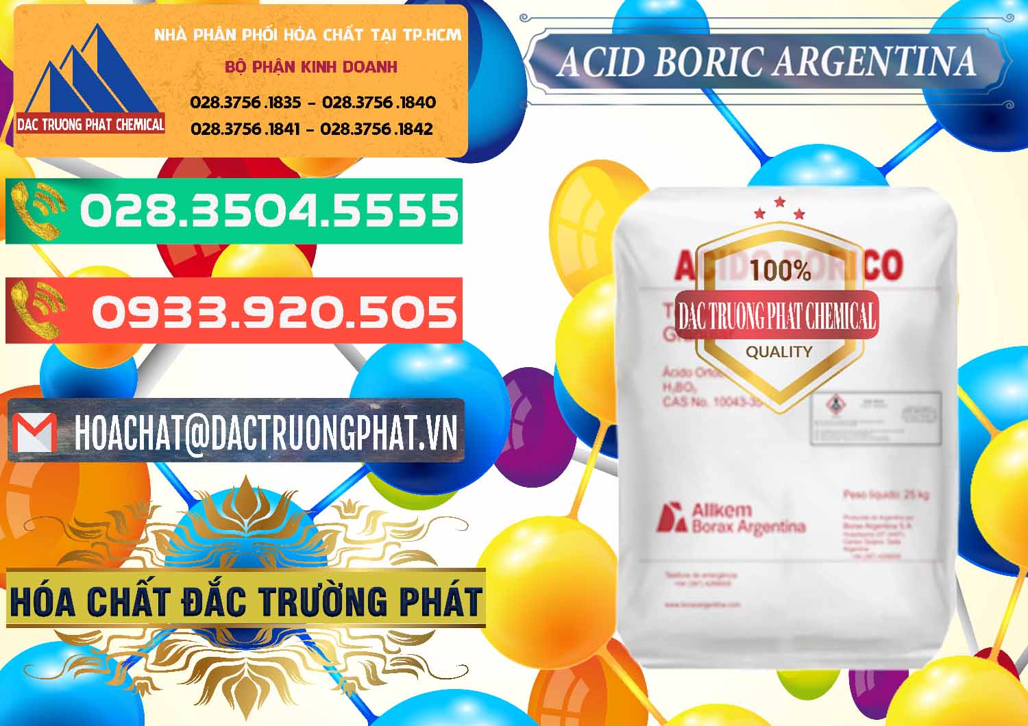 Công ty chuyên cung ứng - bán Acid Boric – Axit Boric H3BO3 99% Allkem Argentina - 0448 - Đơn vị kinh doanh - phân phối hóa chất tại TP.HCM - congtyhoachat.com.vn