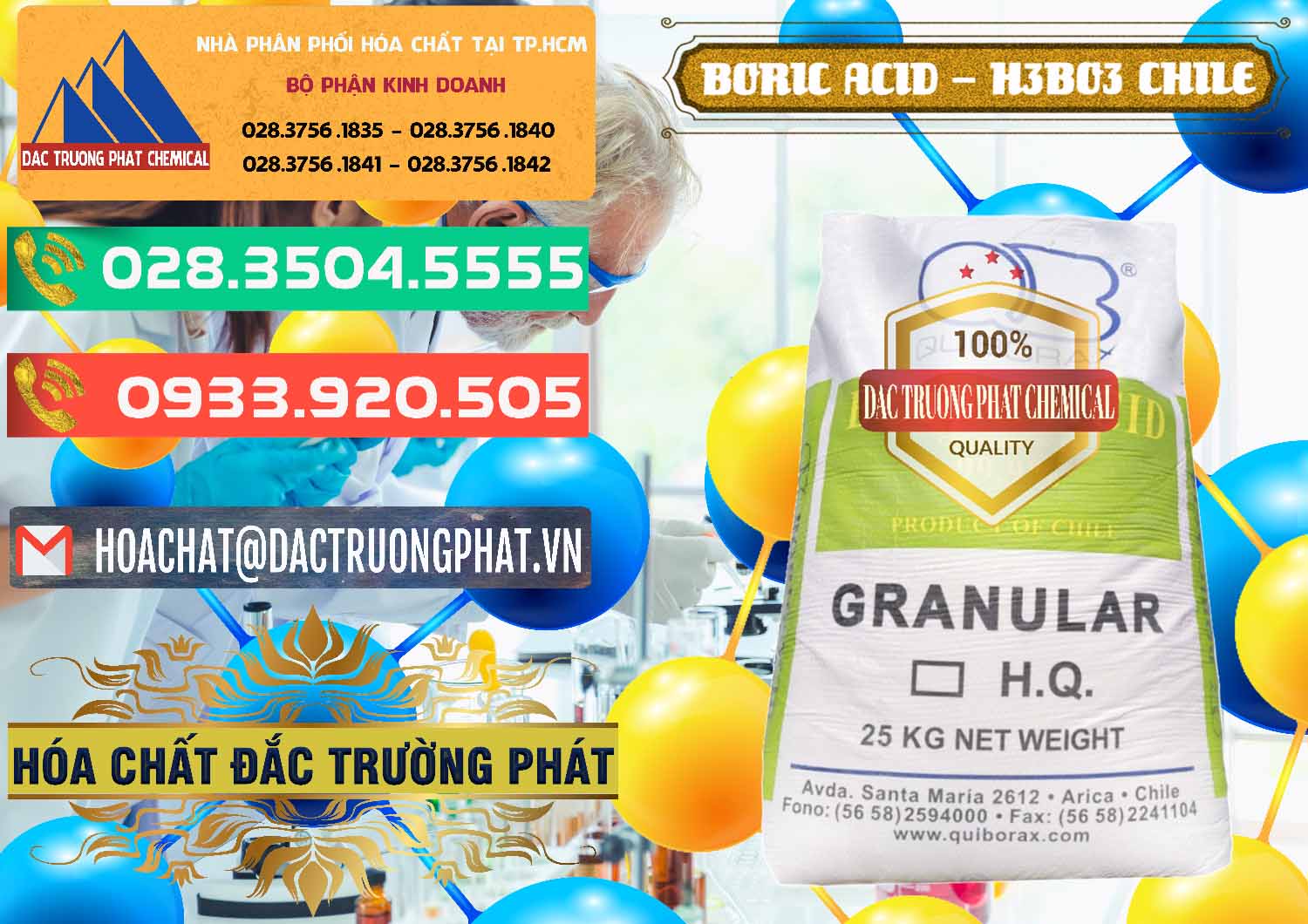 Công ty chuyên kinh doanh _ bán Acid Boric – Axit Boric H3BO3 99% Quiborax Chile - 0281 - Công ty chuyên cung cấp và kinh doanh hóa chất tại TP.HCM - congtyhoachat.com.vn
