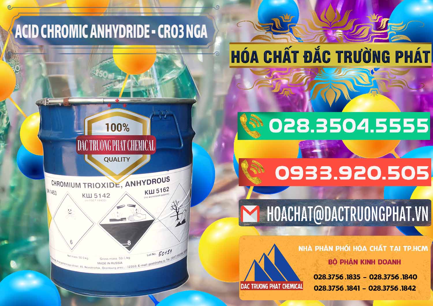 Nhà nhập khẩu - bán Acid Chromic Anhydride - Cromic CRO3 Nga Russia - 0006 - Kinh doanh _ cung cấp hóa chất tại TP.HCM - congtyhoachat.com.vn