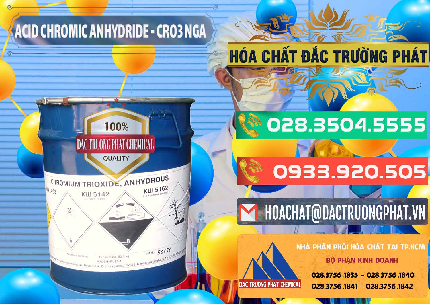 Công ty cung ứng và bán Acid Chromic Anhydride - Cromic CRO3 Nga Russia - 0006 - Nơi chuyên phân phối - nhập khẩu hóa chất tại TP.HCM - congtyhoachat.com.vn