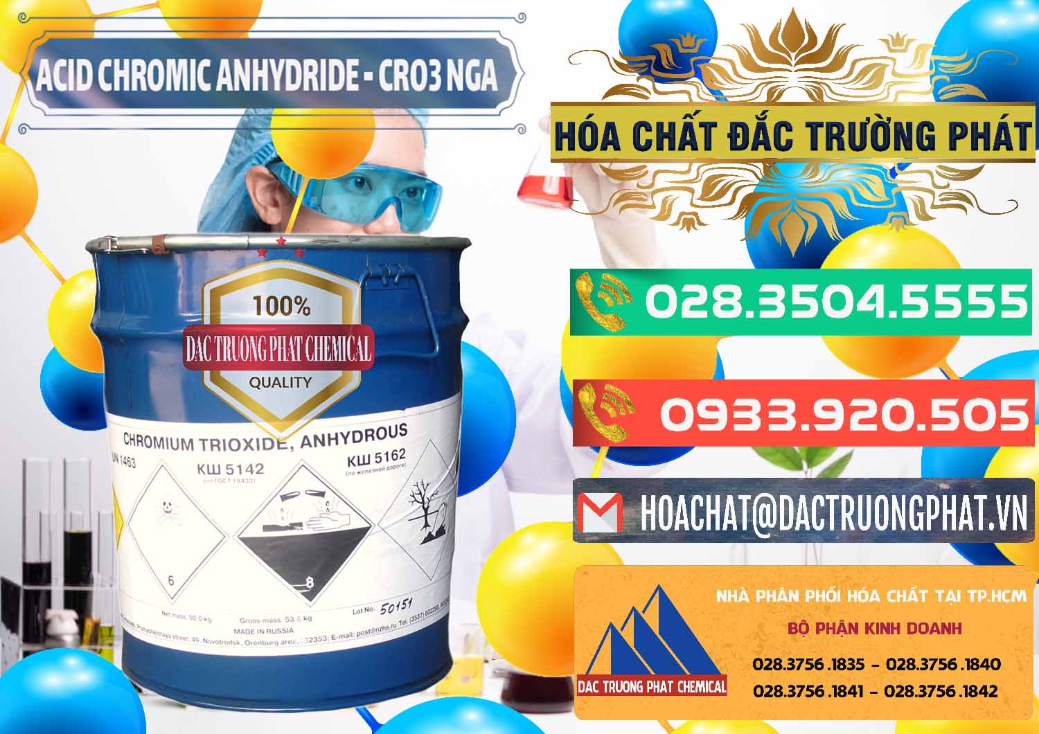 Bán & cung cấp Acid Chromic Anhydride - Cromic CRO3 Nga Russia - 0006 - Nơi chuyên cung cấp và bán hóa chất tại TP.HCM - congtyhoachat.com.vn