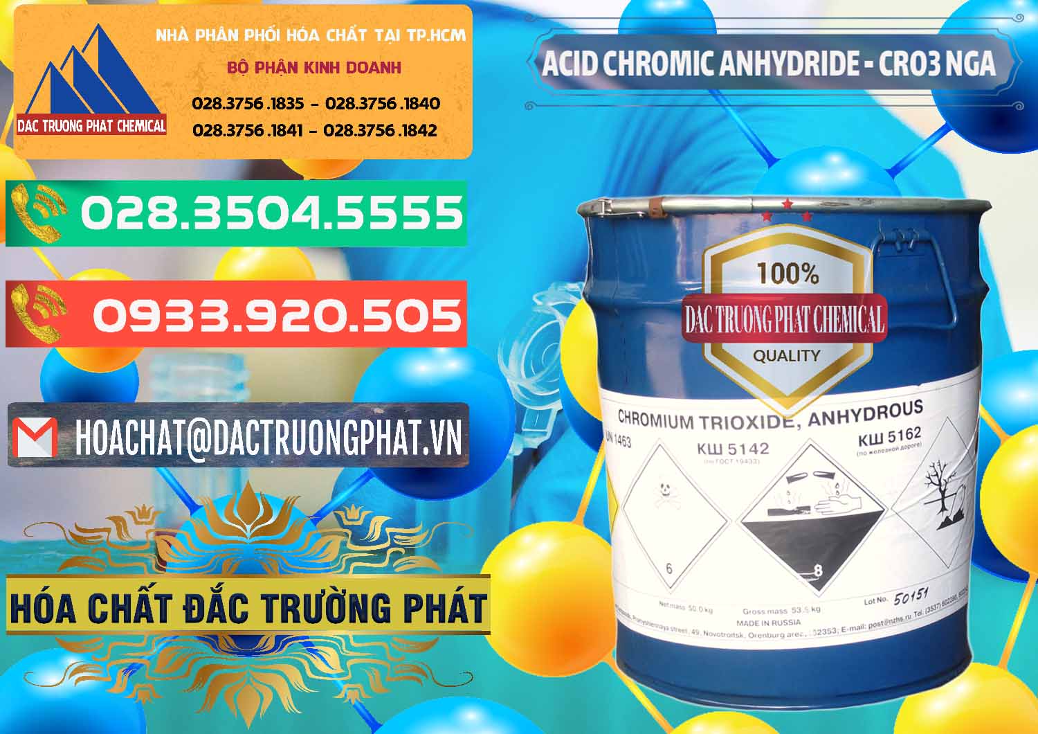 Đơn vị bán & cung ứng Acid Chromic Anhydride - Cromic CRO3 Nga Russia - 0006 - Đơn vị nhập khẩu và cung cấp hóa chất tại TP.HCM - congtyhoachat.com.vn