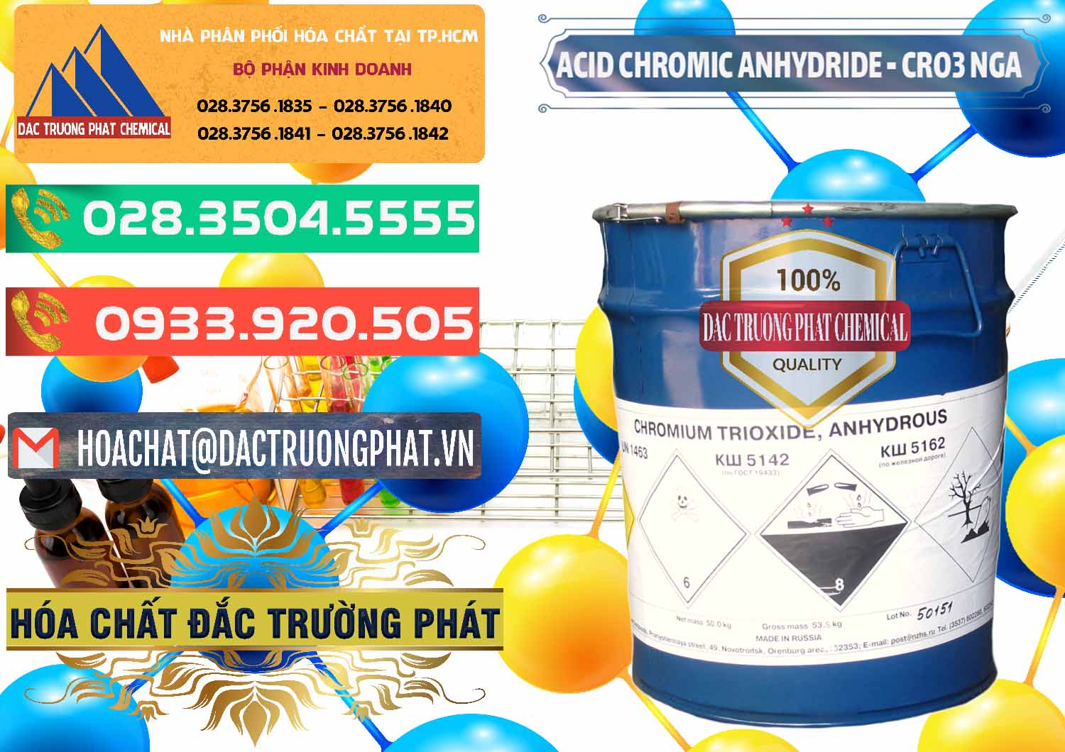 Nơi chuyên bán & cung ứng Acid Chromic Anhydride - Cromic CRO3 Nga Russia - 0006 - Công ty chuyên phân phối ( cung ứng ) hóa chất tại TP.HCM - congtyhoachat.com.vn