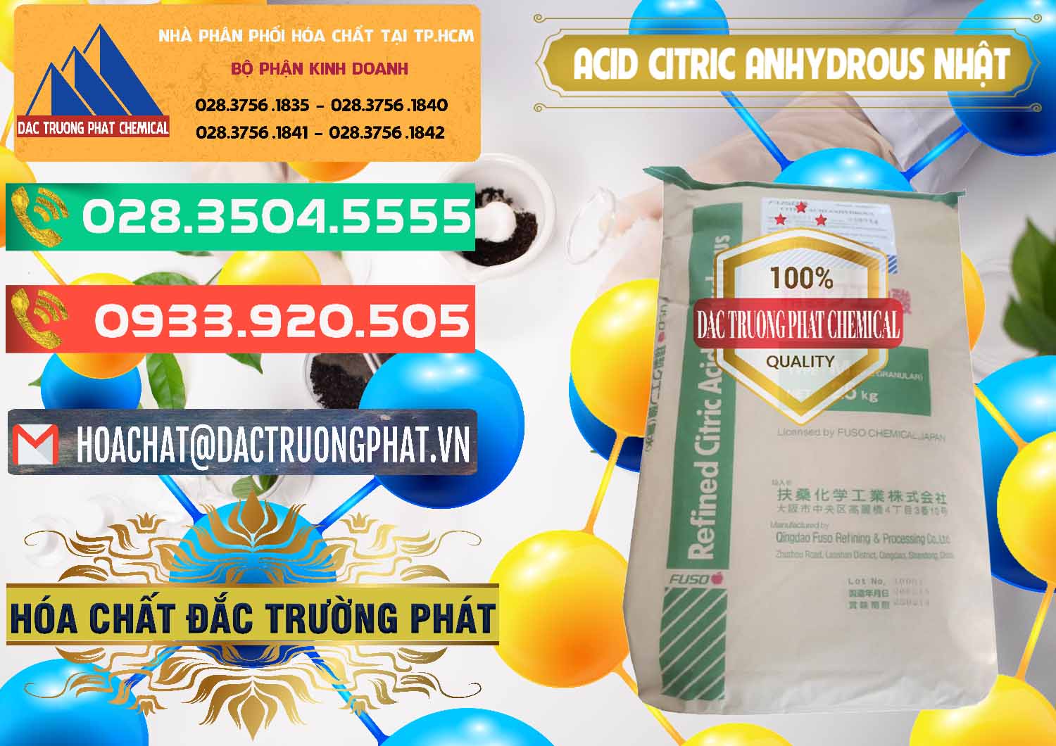 Công ty cung ứng & bán Acid Citric - Axit Citric Anhydrous FUSO Nhật Japan - 0439 - Nơi chuyên kinh doanh _ phân phối hóa chất tại TP.HCM - congtyhoachat.com.vn