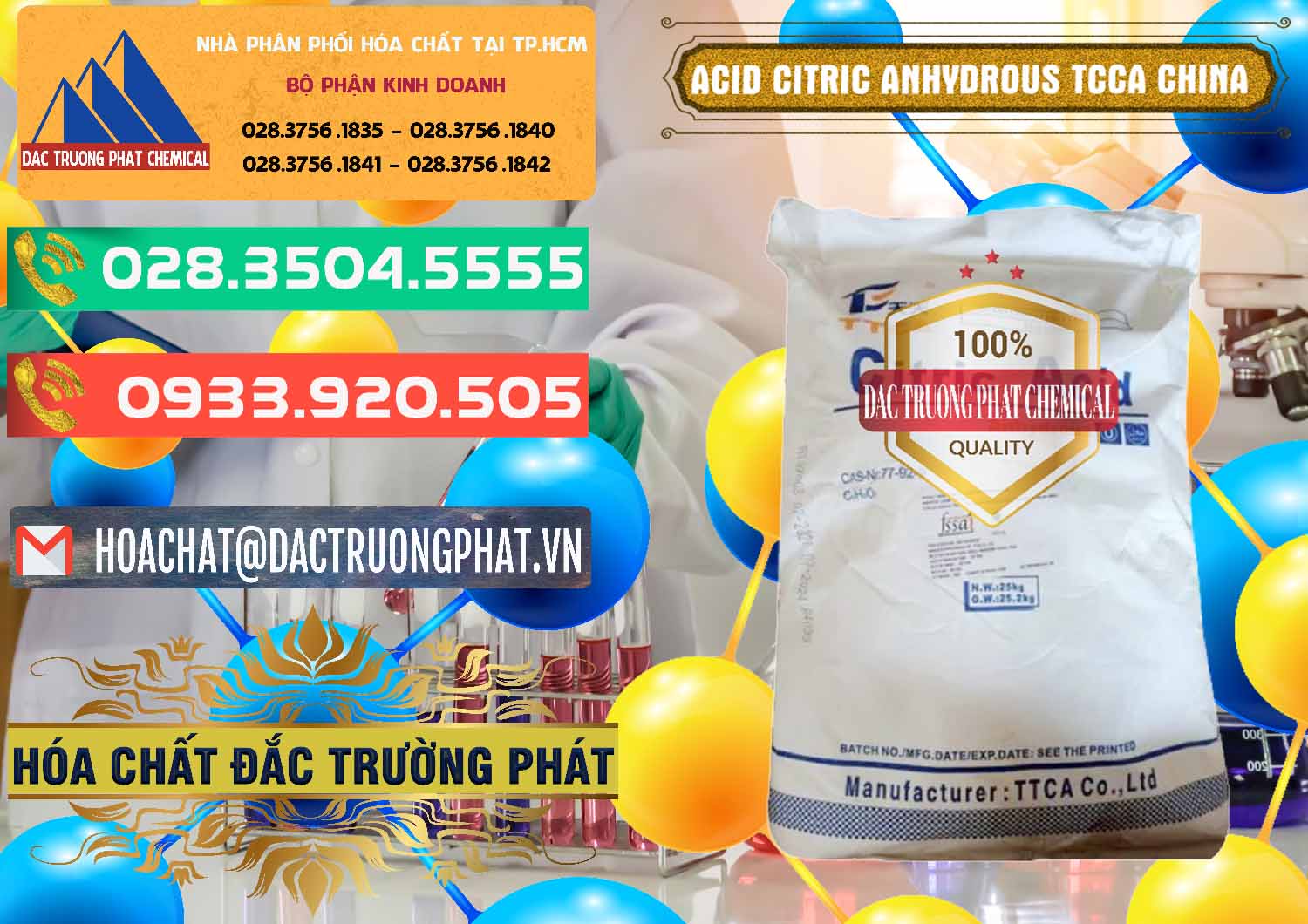Nơi chuyên cung ứng - bán Acid Citric - Axit Citric Anhydrous TCCA Trung Quốc China - 0442 - Nơi cung ứng và phân phối hóa chất tại TP.HCM - congtyhoachat.com.vn