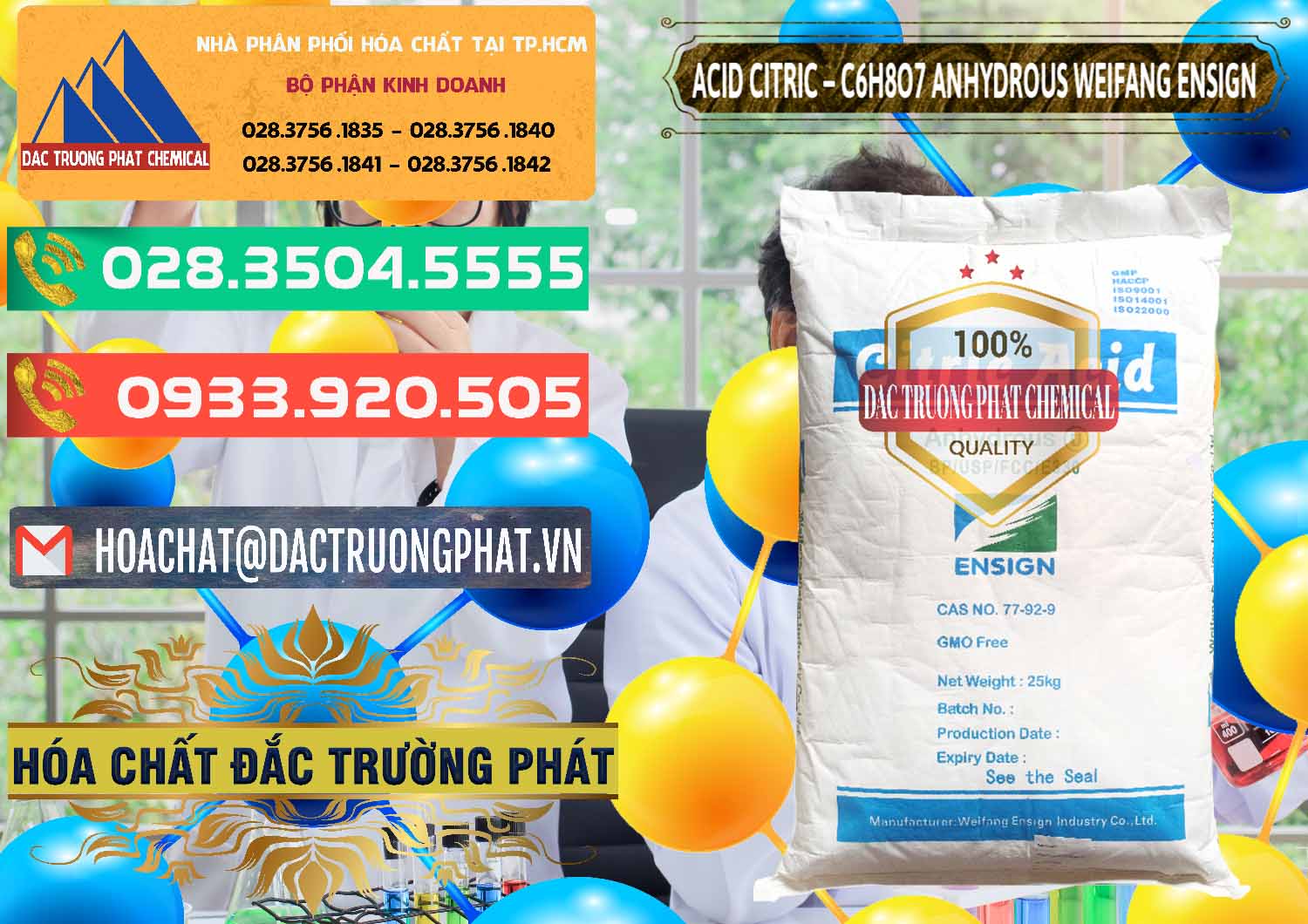 Công ty bán ( phân phối ) Acid Citric - Axit Citric Khan Anhydrous Weifang Trung Quốc China - 0008 - Nơi cung cấp _ phân phối hóa chất tại TP.HCM - congtyhoachat.com.vn