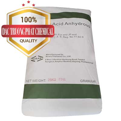 Chuyên phân phối & bán Acid Citric - Axit Citric Anhydrous - Thái Lan Niran - 0231 - Nơi phân phối ( cung cấp ) hóa chất tại TP.HCM - congtyhoachat.com.vn