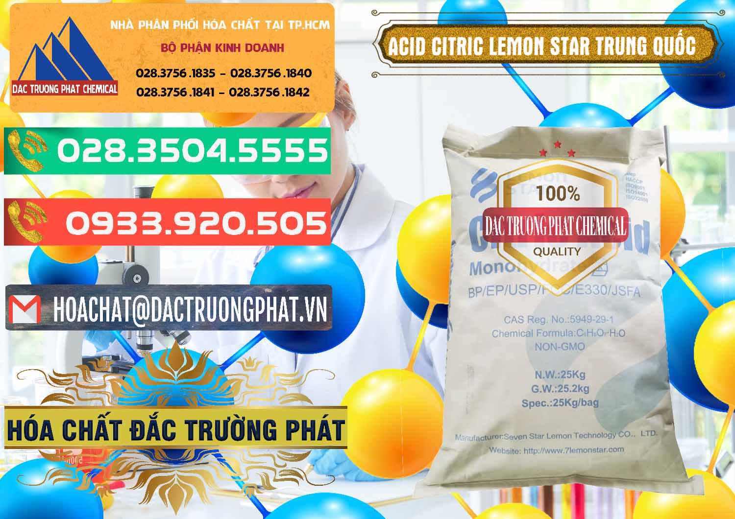 Chuyên phân phối & bán Acid Citric - Axit Citric BP/EP/USP/FCC/E330 Lemon Star Trung Quốc China - 0286 - Đơn vị chuyên phân phối và cung ứng hóa chất tại TP.HCM - congtyhoachat.com.vn