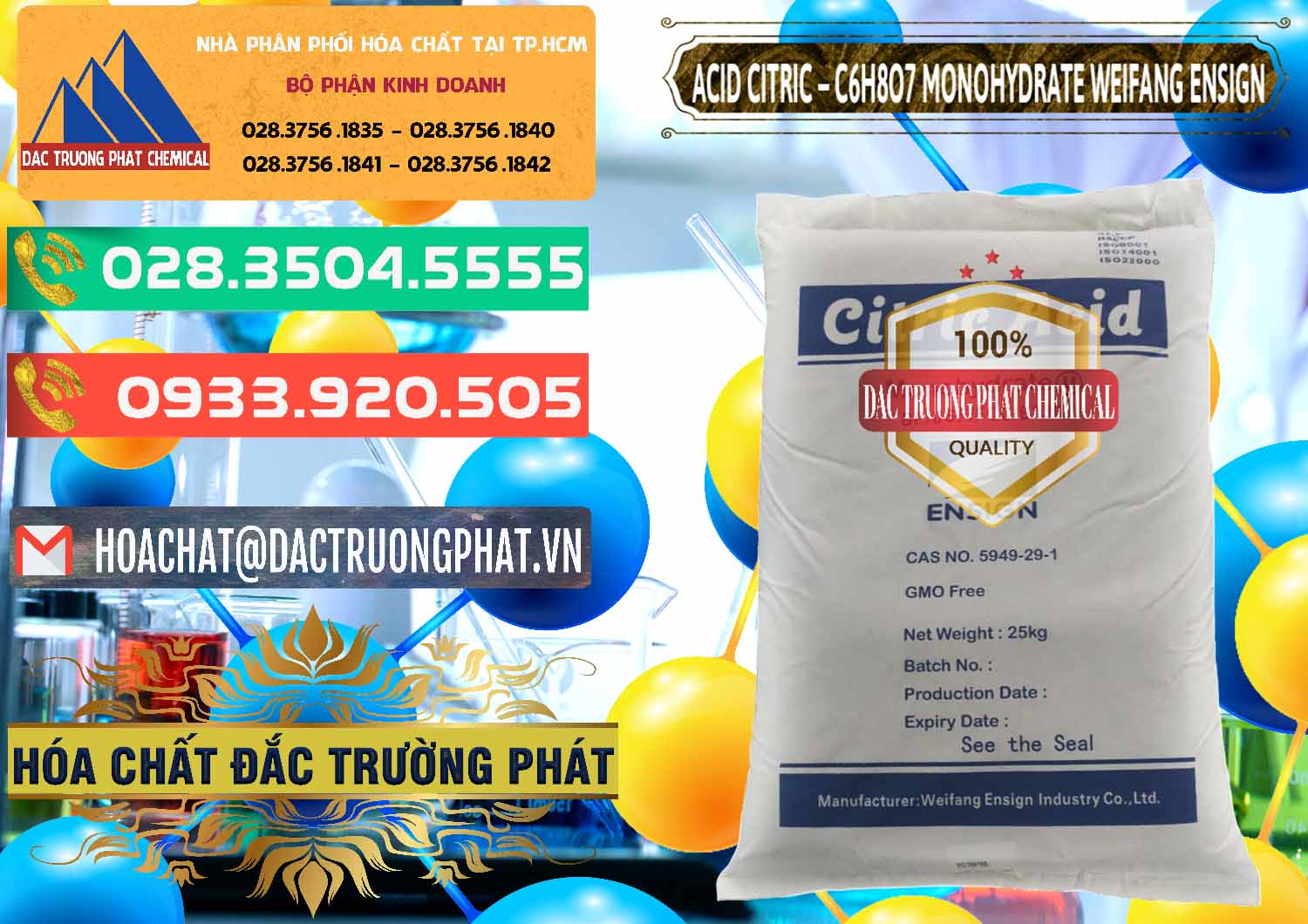 Cty chuyên bán & phân phối Acid Citric - Axit Citric Monohydrate Weifang Trung Quốc China - 0009 - Nơi chuyên kinh doanh & phân phối hóa chất tại TP.HCM - congtyhoachat.com.vn