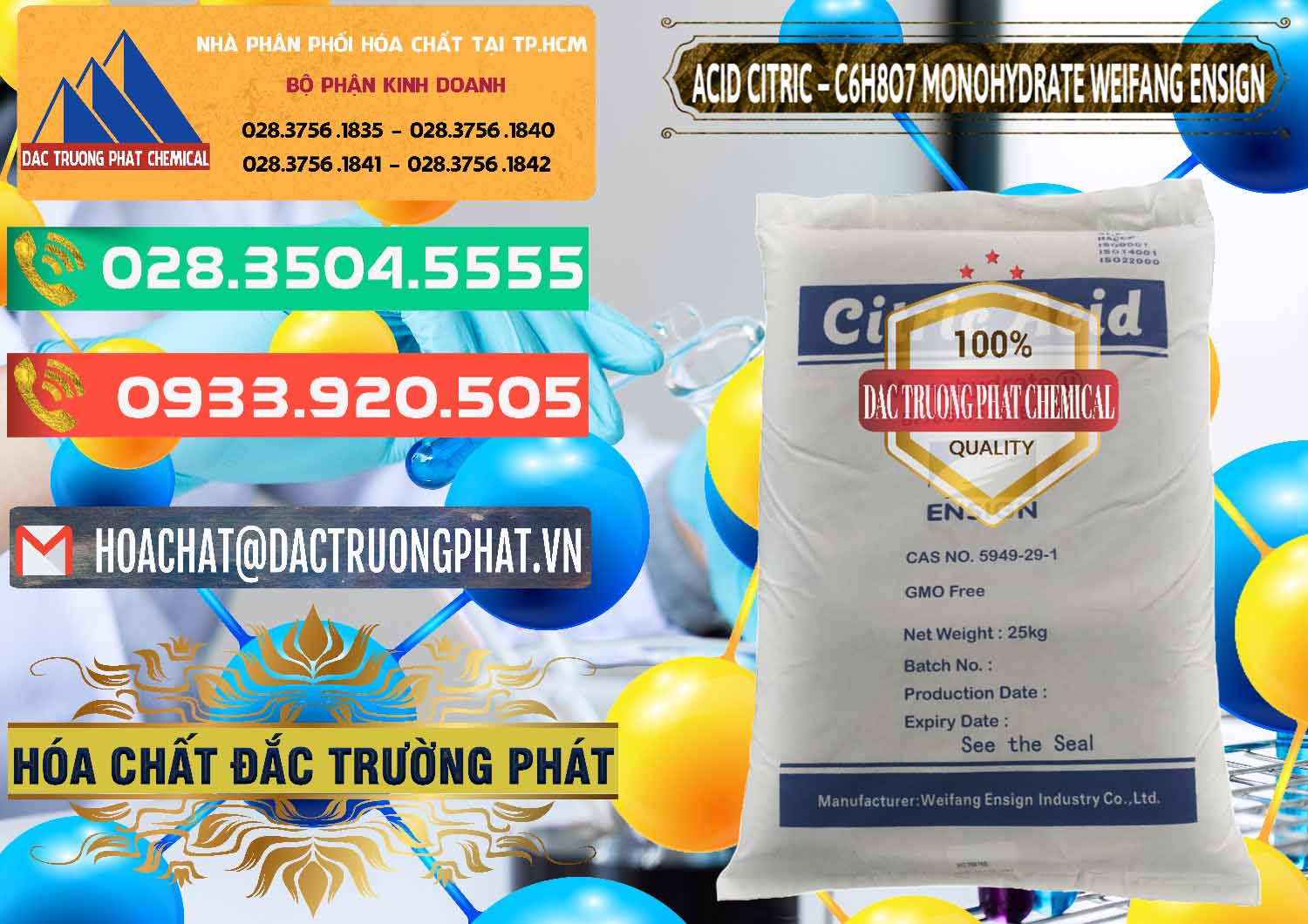 Cty cung ứng & bán Acid Citric - Axit Citric Monohydrate Weifang Trung Quốc China - 0009 - Phân phối và cung cấp hóa chất tại TP.HCM - congtyhoachat.com.vn