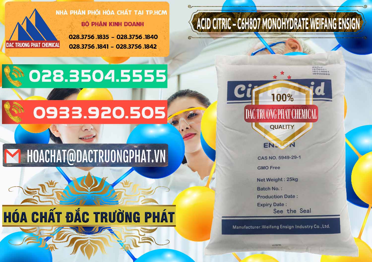 Đơn vị chuyên kinh doanh _ bán Acid Citric - Axit Citric Monohydrate Weifang Trung Quốc China - 0009 - Nhà cung cấp và bán hóa chất tại TP.HCM - congtyhoachat.com.vn