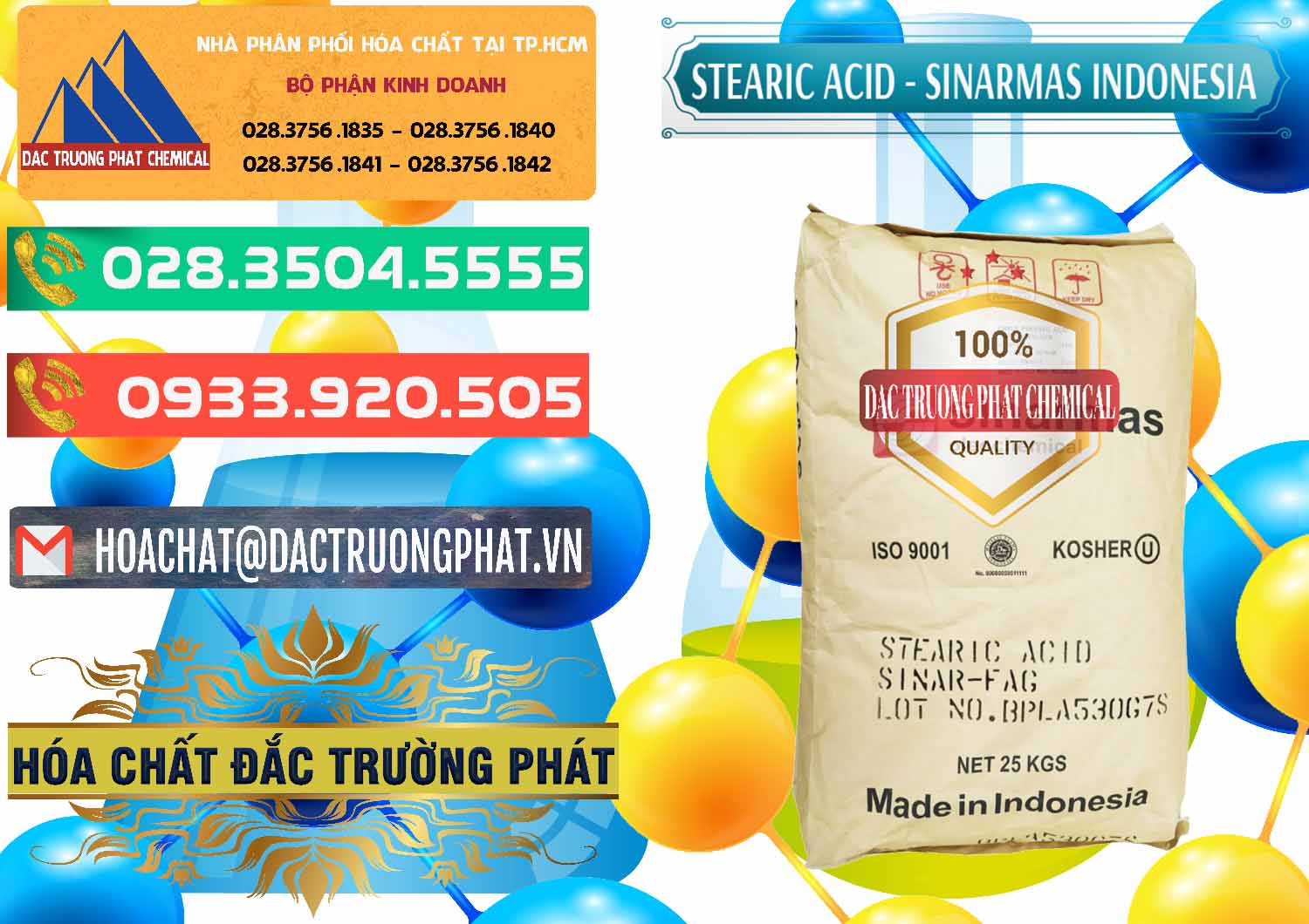 Nhà cung cấp _ bán Axit Stearic - Stearic Acid Sinarmas Indonesia - 0389 - Nơi chuyên phân phối - kinh doanh hóa chất tại TP.HCM - congtyhoachat.com.vn