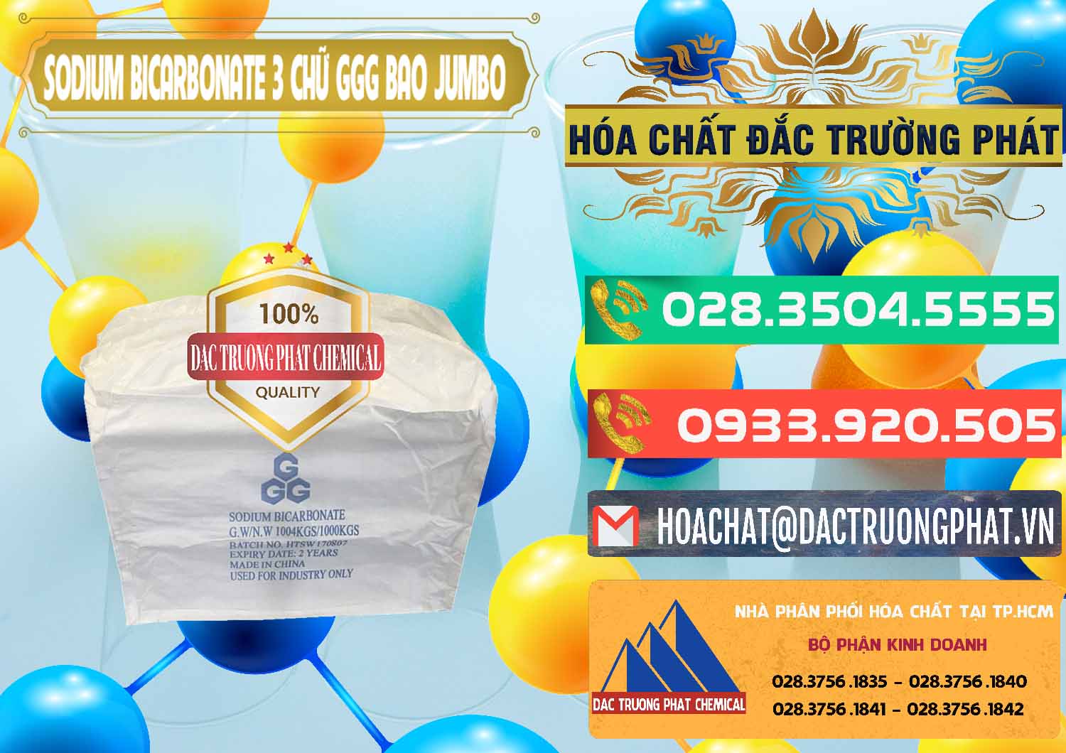 Nơi bán - cung cấp Sodium Bicarbonate – Bicar NaHCO3 Food Grade 3 Chữ GGG Bao Jumbo ( Bành ) Trung Quốc China - 0260 - Đơn vị chuyên phân phối - bán hóa chất tại TP.HCM - congtyhoachat.com.vn