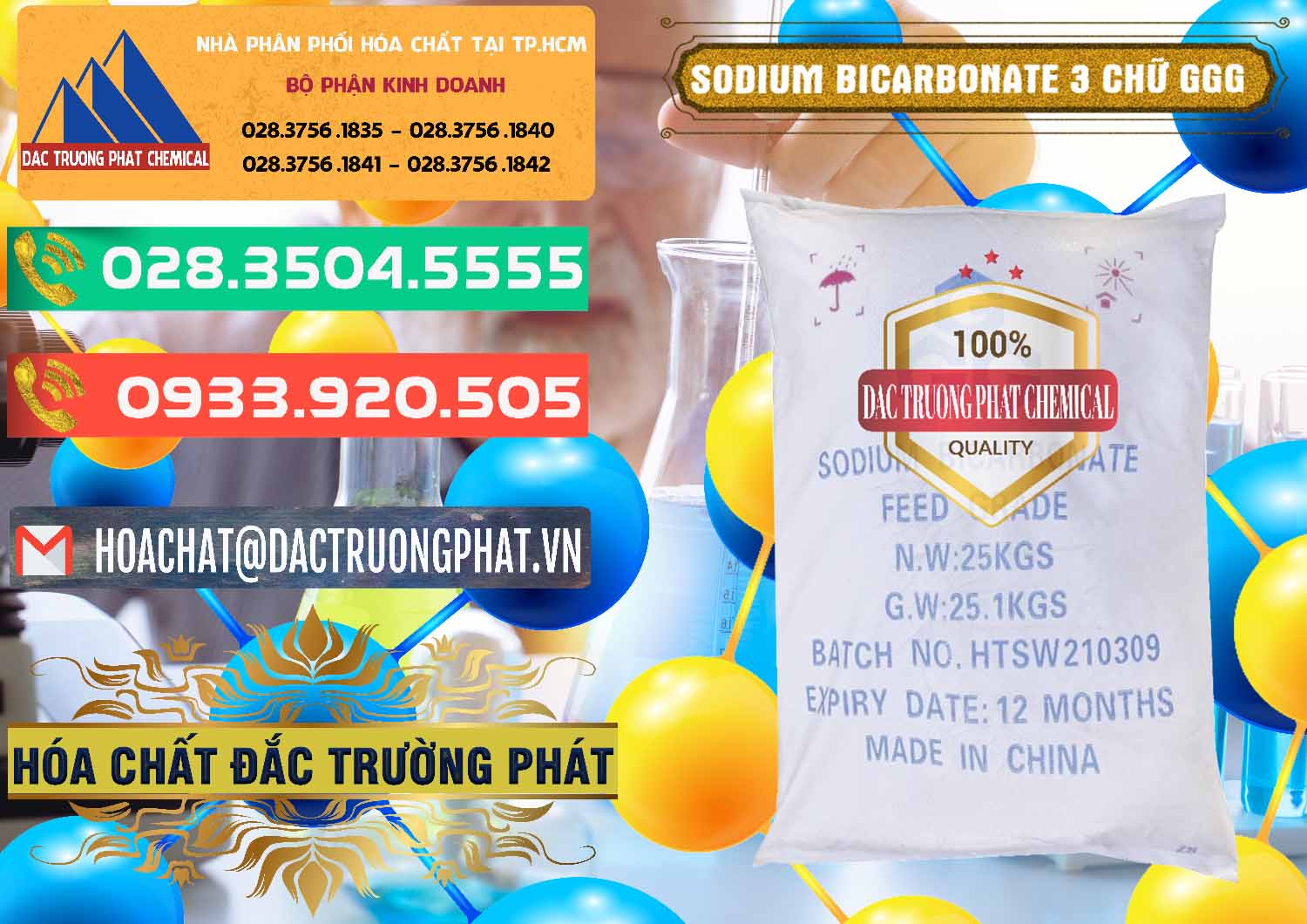 Nhà nhập khẩu ( bán ) Sodium Bicarbonate – Bicar NaHCO3 Food Grade 3 Chữ GGG Trung Quốc China - 0259 - Công ty cung cấp _ kinh doanh hóa chất tại TP.HCM - congtyhoachat.com.vn