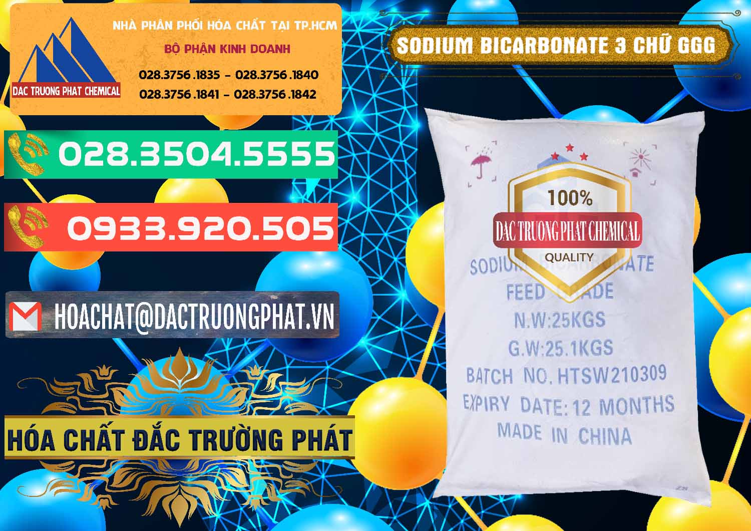 Nhà nhập khẩu _ bán Sodium Bicarbonate – Bicar NaHCO3 Food Grade 3 Chữ GGG Trung Quốc China - 0259 - Nơi cung ứng _ phân phối hóa chất tại TP.HCM - congtyhoachat.com.vn