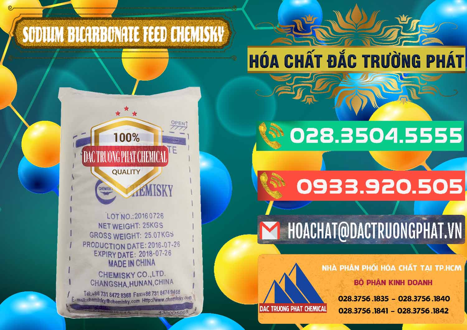 Đơn vị bán và cung cấp Sodium Bicarbonate – Bicar NaHCO3 Feed Grade Chemisky Trung Quốc China - 0264 - Cty chuyên phân phối ( kinh doanh ) hóa chất tại TP.HCM - congtyhoachat.com.vn