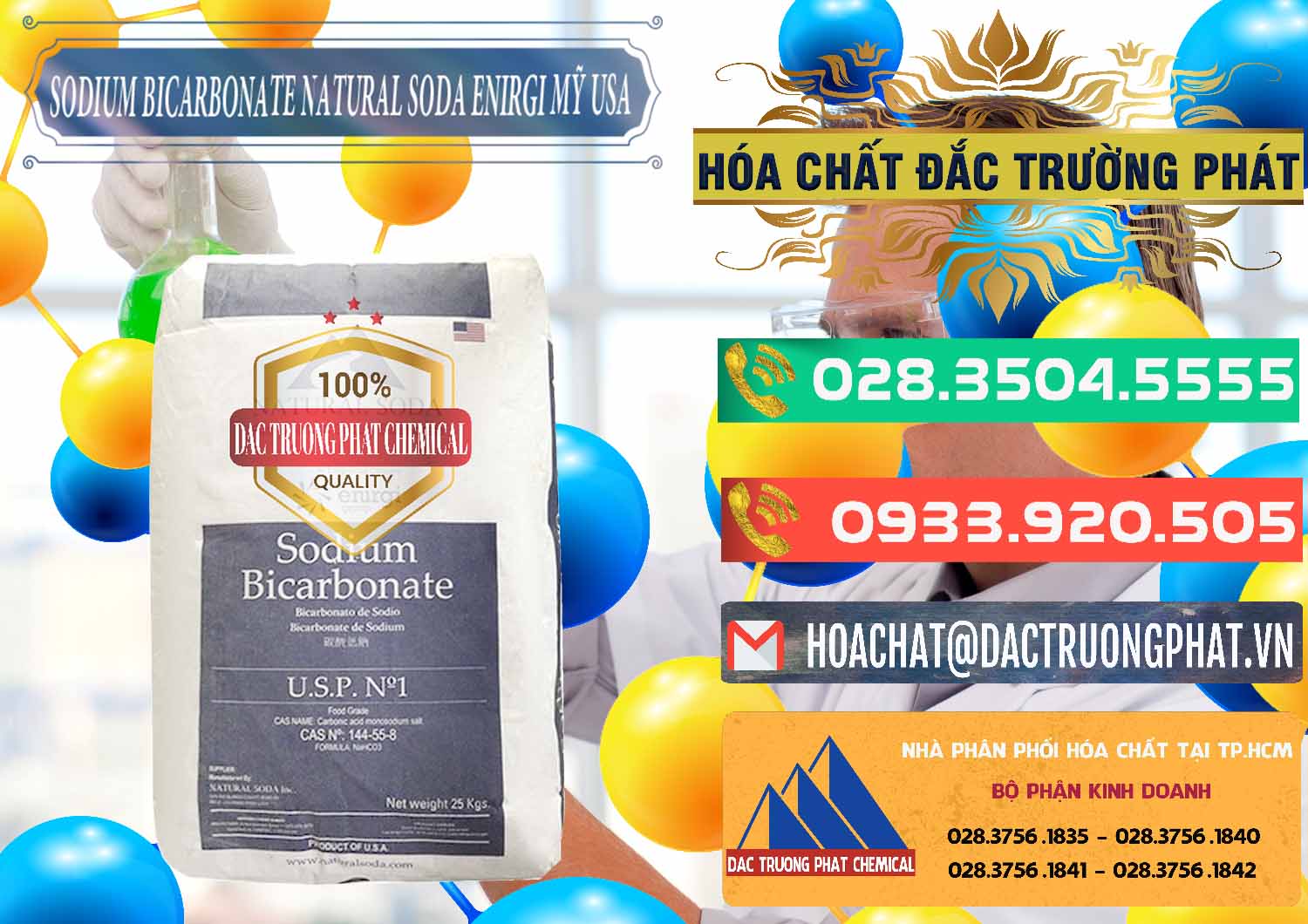 Công ty chuyên bán - phân phối Sodium Bicarbonate – Bicar NaHCO3 Food Grade Natural Soda Enirgi Mỹ USA - 0257 - Nơi phân phối & kinh doanh hóa chất tại TP.HCM - congtyhoachat.com.vn