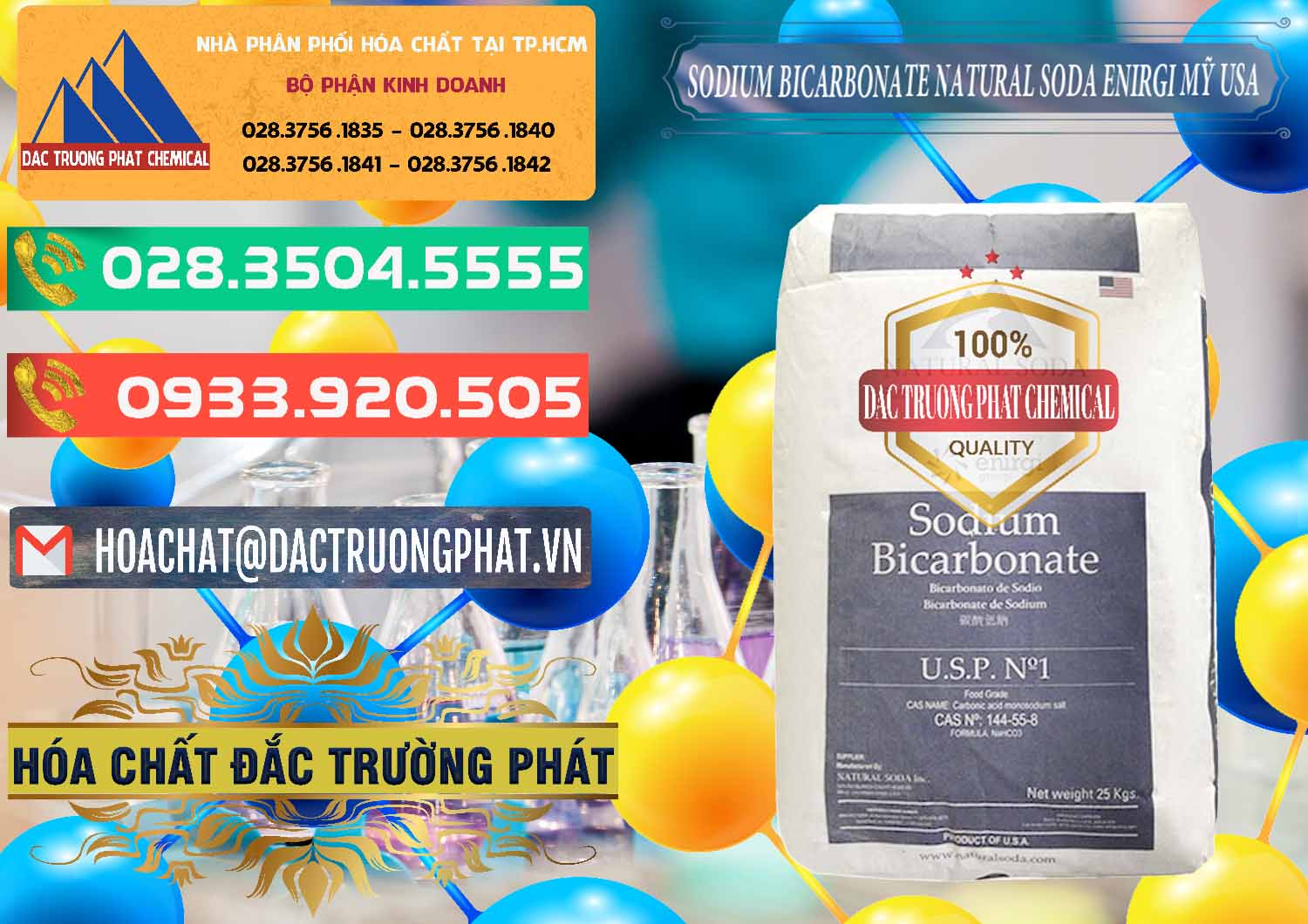 Cty chuyên cung ứng _ bán Sodium Bicarbonate – Bicar NaHCO3 Food Grade Natural Soda Enirgi Mỹ USA - 0257 - Chuyên phân phối _ cung cấp hóa chất tại TP.HCM - congtyhoachat.com.vn