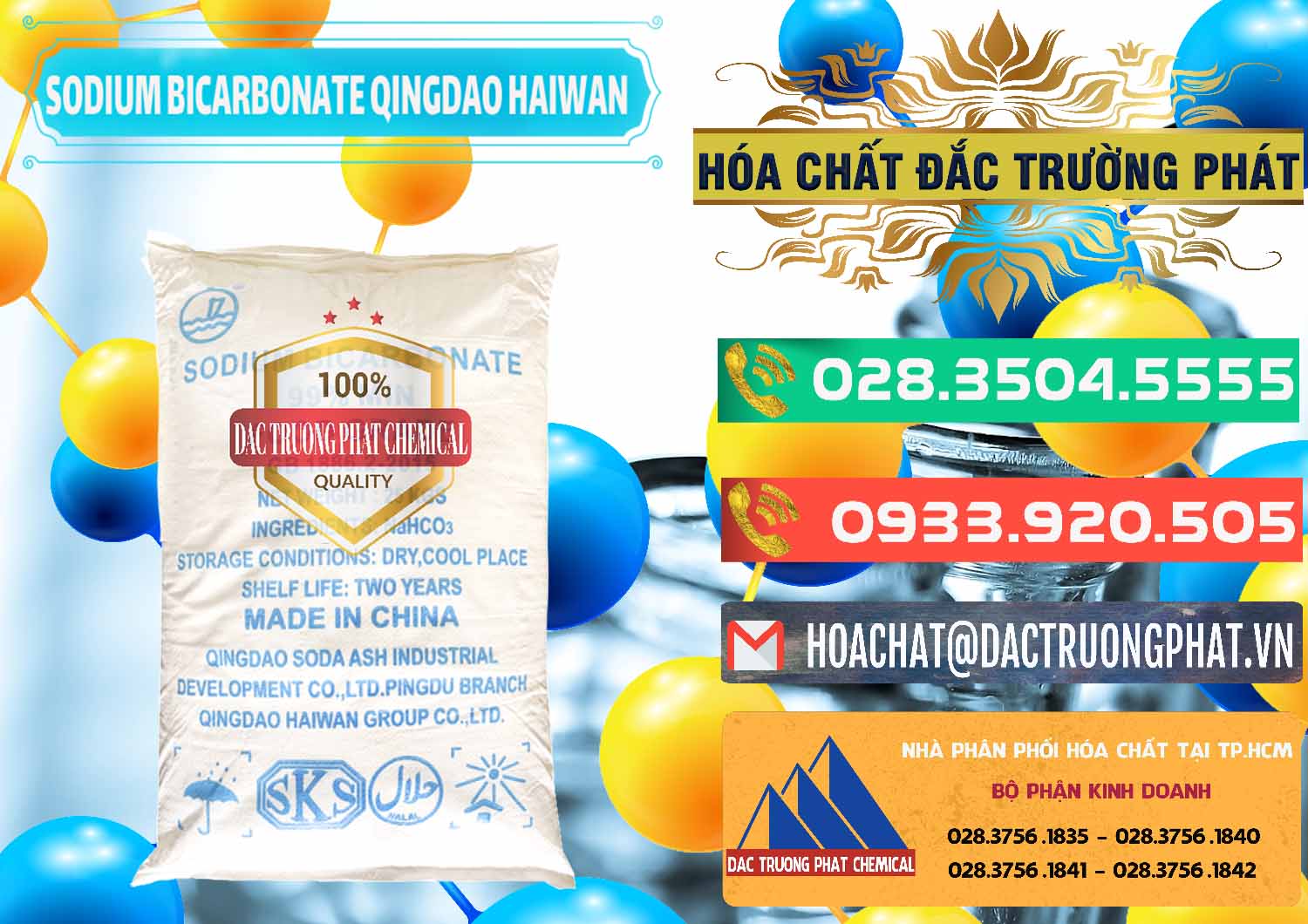 Cty chuyên nhập khẩu ( bán ) Sodium Bicarbonate – Bicar NaHCO3 Food Grade Qingdao Haiwan Trung Quốc China - 0258 - Công ty cung cấp - nhập khẩu hóa chất tại TP.HCM - congtyhoachat.com.vn