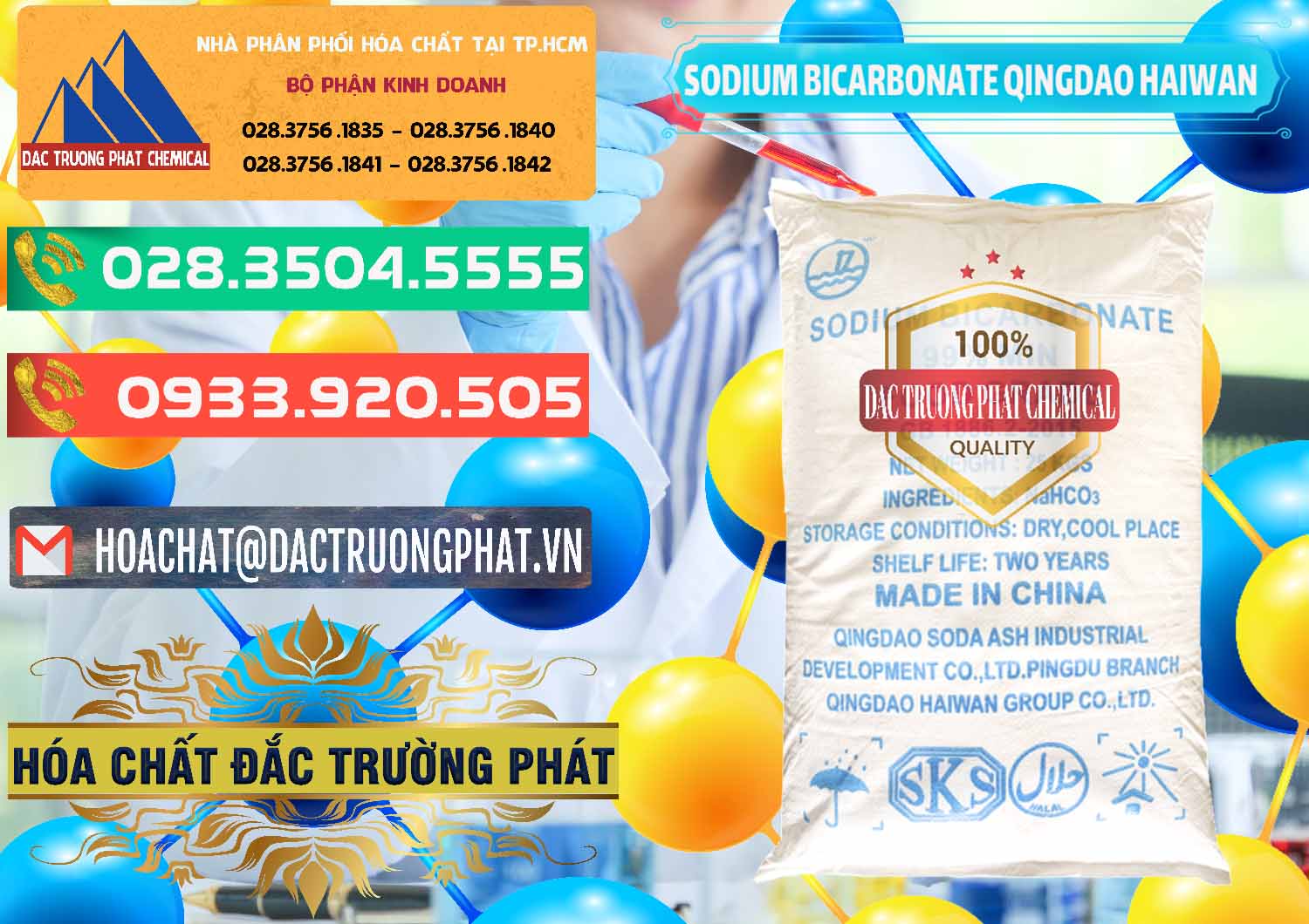 Đơn vị nhập khẩu _ bán Sodium Bicarbonate – Bicar NaHCO3 Food Grade Qingdao Haiwan Trung Quốc China - 0258 - Chuyên bán - cung cấp hóa chất tại TP.HCM - congtyhoachat.com.vn