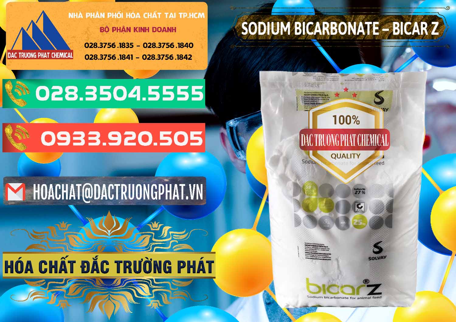 Bán ( phân phối ) Sodium Bicarbonate – NaHCO3 Bicar Z Ý Italy Solvay - 0139 - Nơi cung cấp _ phân phối hóa chất tại TP.HCM - congtyhoachat.com.vn