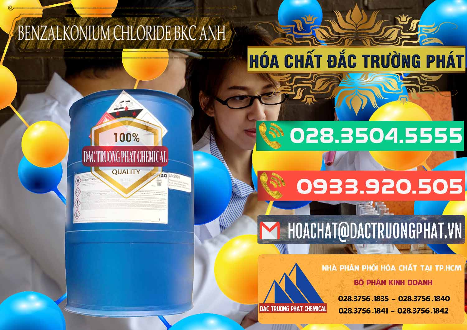Nơi chuyên bán ( cung ứng ) BKC - Benzalkonium Chloride 80% Anh Quốc Uk Kingdoms - 0457 - Chuyên phân phối - nhập khẩu hóa chất tại TP.HCM - congtyhoachat.com.vn
