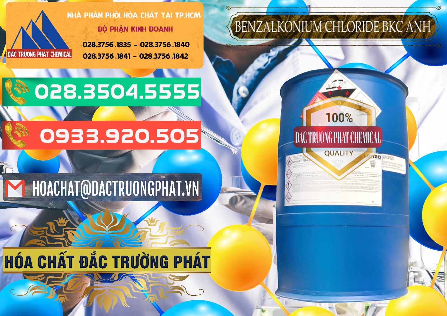 Chuyên phân phối _ bán BKC - Benzalkonium Chloride 80% Anh Quốc Uk Kingdoms - 0457 - Công ty chuyên phân phối _ nhập khẩu hóa chất tại TP.HCM - congtyhoachat.com.vn
