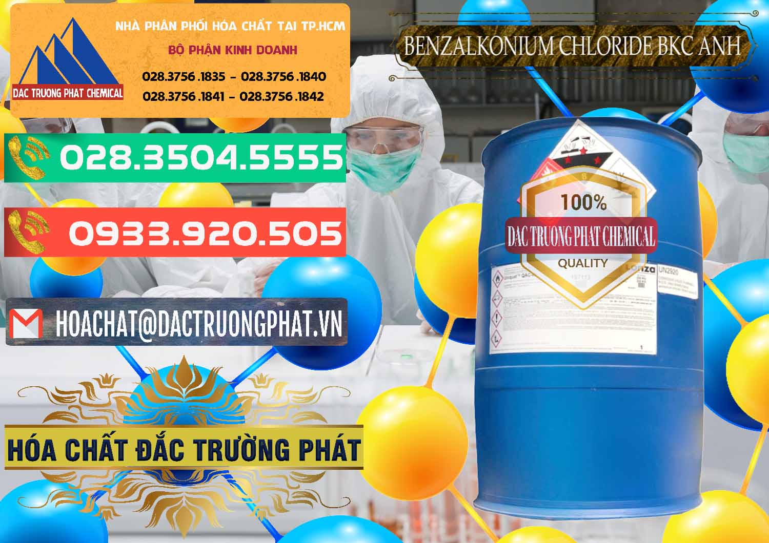 Chuyên kinh doanh và bán BKC - Benzalkonium Chloride 80% Anh Quốc Uk Kingdoms - 0457 - Cty chuyên phân phối _ cung ứng hóa chất tại TP.HCM - congtyhoachat.com.vn
