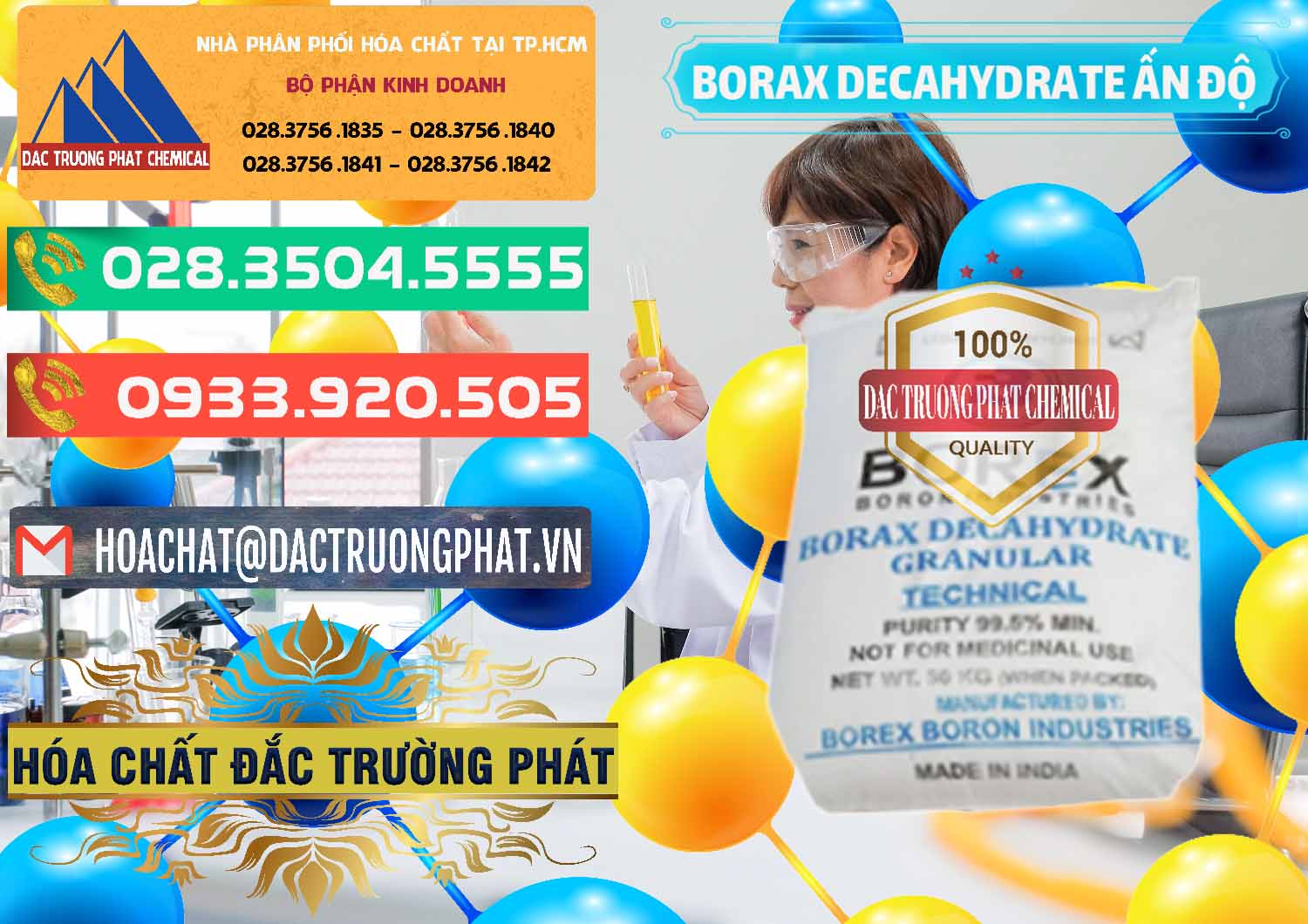 Đơn vị nhập khẩu và bán Borax Decahydrate Ấn Độ India - 0449 - Chuyên phân phối - nhập khẩu hóa chất tại TP.HCM - congtyhoachat.com.vn