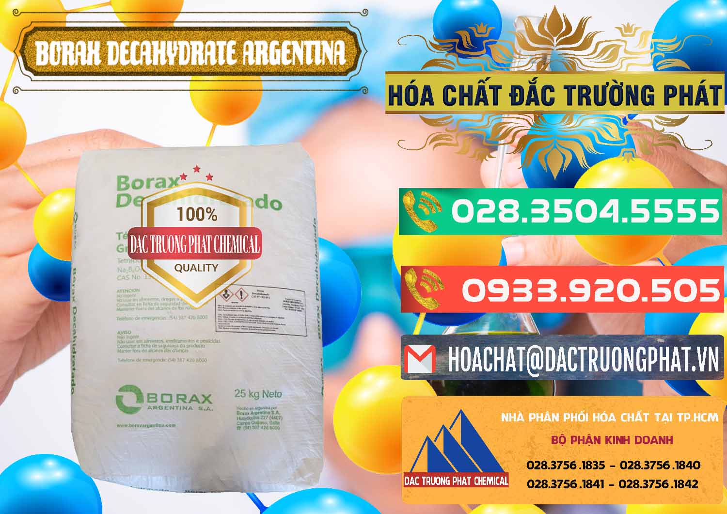 Nơi bán Borax Decahydrate Argentina - 0446 - Cty nhập khẩu ( cung cấp ) hóa chất tại TP.HCM - congtyhoachat.com.vn