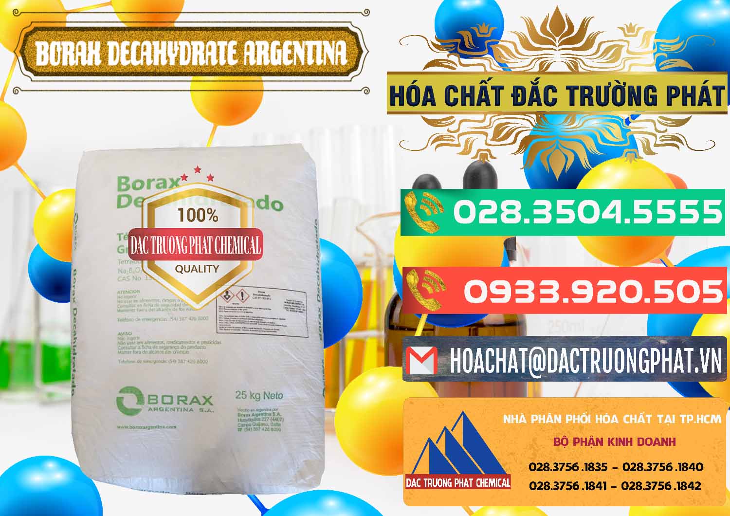 Nơi bán Borax Decahydrate Argentina - 0446 - Công ty cung cấp _ phân phối hóa chất tại TP.HCM - congtyhoachat.com.vn