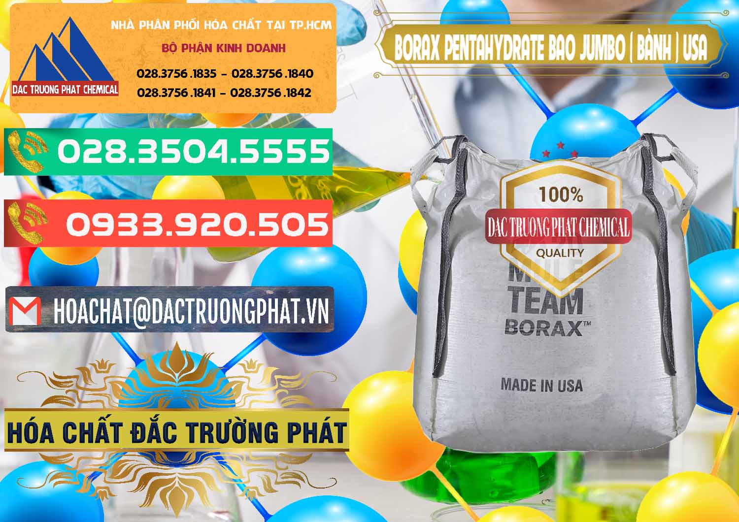 Nơi kinh doanh ( bán ) Borax Pentahydrate Bao Jumbo ( Bành ) Mule 20 Team Mỹ Usa - 0278 - Đơn vị chuyên cung ứng _ phân phối hóa chất tại TP.HCM - congtyhoachat.com.vn