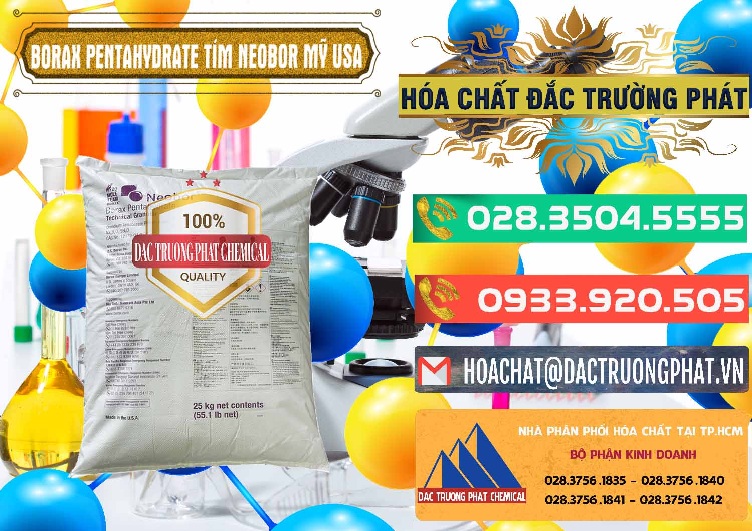 Đơn vị bán - cung ứng Borax Pentahydrate Bao Tím Neobor TG Mỹ Usa - 0277 - Công ty nhập khẩu & phân phối hóa chất tại TP.HCM - congtyhoachat.com.vn