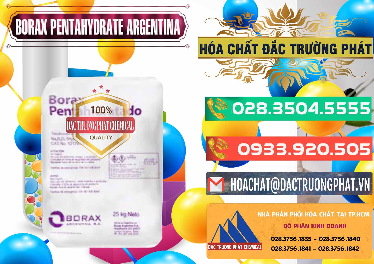Cty chuyên phân phối và bán Borax Pentahydrate Argentina - 0447 - Đơn vị phân phối & cung cấp hóa chất tại TP.HCM - congtyhoachat.com.vn