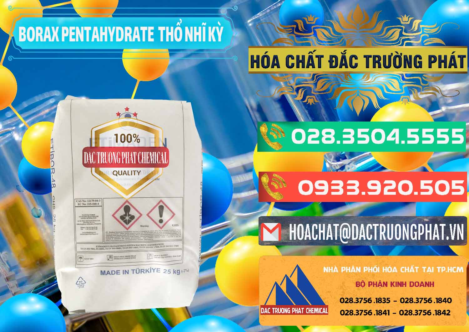 Cty chuyên cung ứng ( bán ) Borax Pentahydrate Thổ Nhĩ Kỳ Turkey - 0431 - Cty kinh doanh - phân phối hóa chất tại TP.HCM - congtyhoachat.com.vn