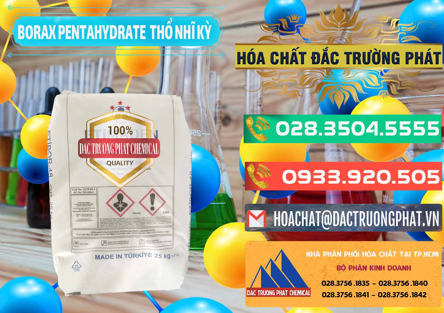 Công ty kinh doanh ( bán ) Borax Pentahydrate Thổ Nhĩ Kỳ Turkey - 0431 - Cung ứng - phân phối hóa chất tại TP.HCM - congtyhoachat.com.vn