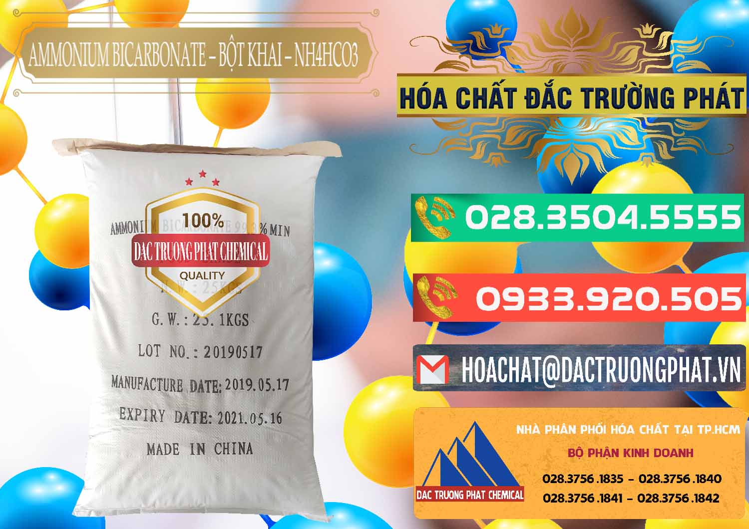 Công ty cung cấp và bán Ammonium Bicarbonate - Bột Khai Food Grade Trung Quốc China - 0018 - Nơi chuyên cung cấp & kinh doanh hóa chất tại TP.HCM - congtyhoachat.com.vn