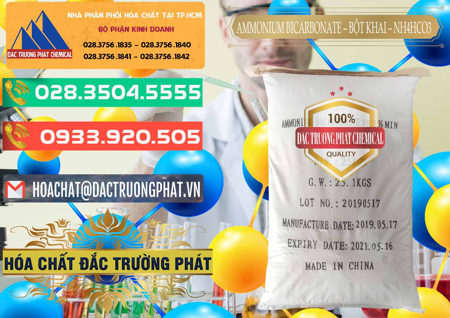 Đơn vị chuyên phân phối và bán Ammonium Bicarbonate - Bột Khai Food Grade Trung Quốc China - 0018 - Cung cấp và bán hóa chất tại TP.HCM - congtyhoachat.com.vn