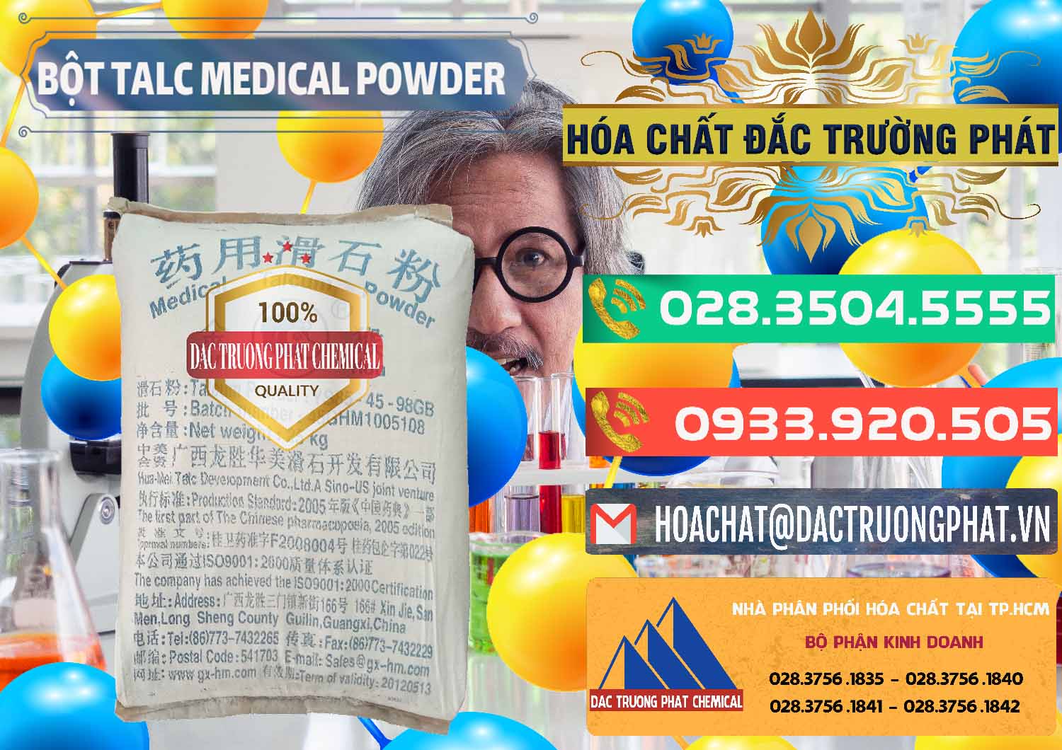 Công ty chuyên nhập khẩu & bán Bột Talc Medical Powder Trung Quốc China - 0036 - Công ty cung cấp _ kinh doanh hóa chất tại TP.HCM - congtyhoachat.com.vn
