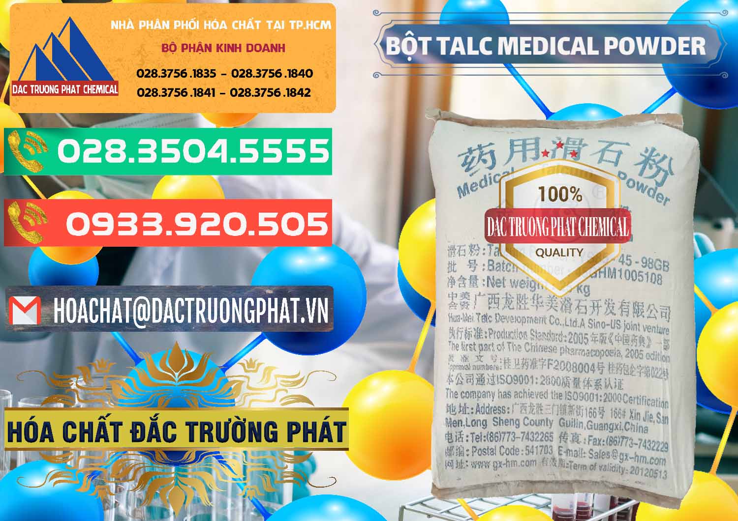 Cung cấp _ bán Bột Talc Medical Powder Trung Quốc China - 0036 - Cty cung cấp ( phân phối ) hóa chất tại TP.HCM - congtyhoachat.com.vn
