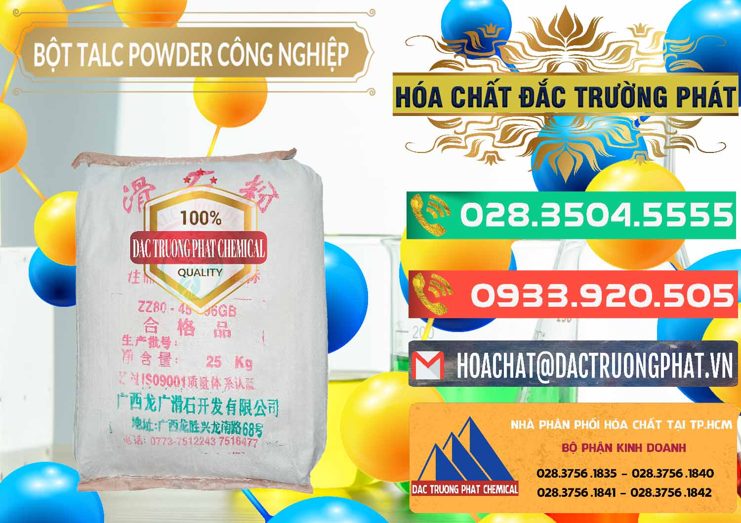 Nơi chuyên bán ( cung ứng ) Bột Talc Powder Công Nghiệp Trung Quốc China - 0037 - Cty phân phối và bán hóa chất tại TP.HCM - congtyhoachat.com.vn